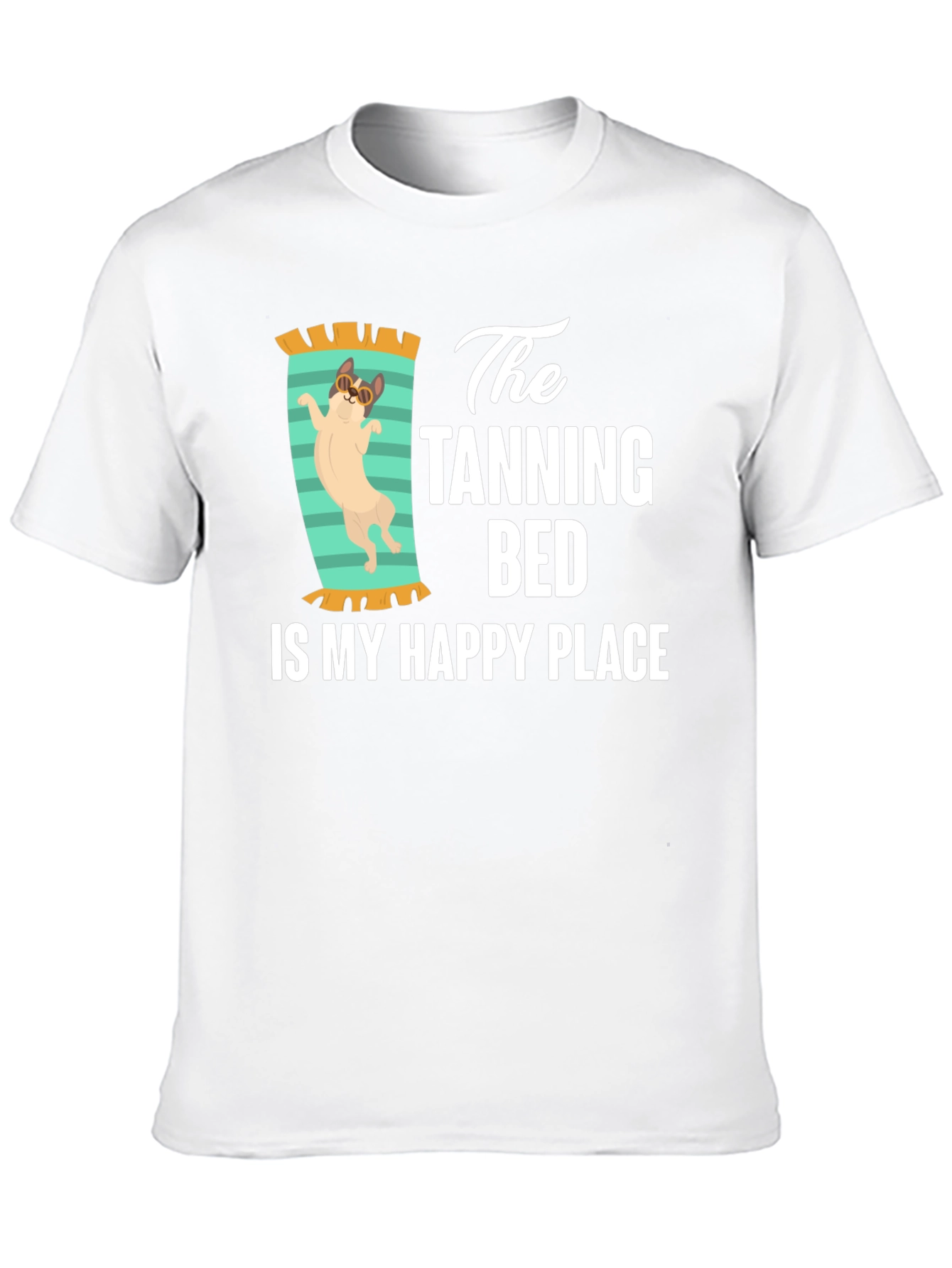 Tanning Bed Happy Place T-Shirt