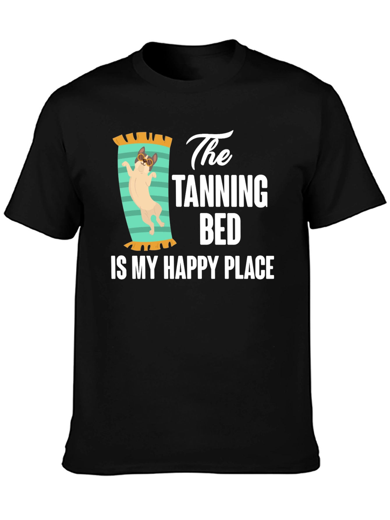 Tanning Bed Happy Place T-Shirt