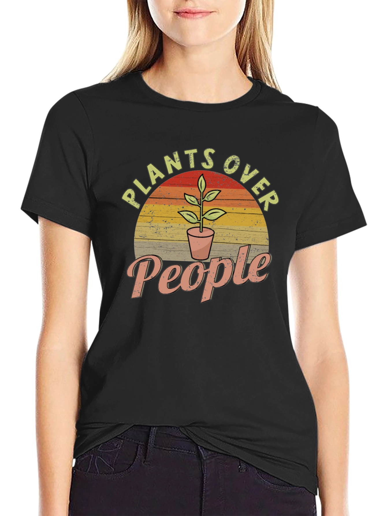 Plants Over People Graphic T-Shirt