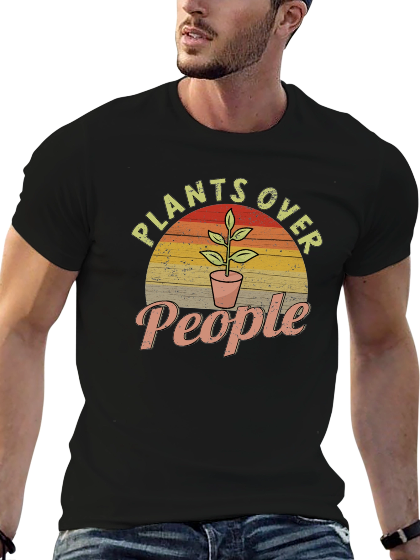 Plants Over People Graphic T-Shirt
