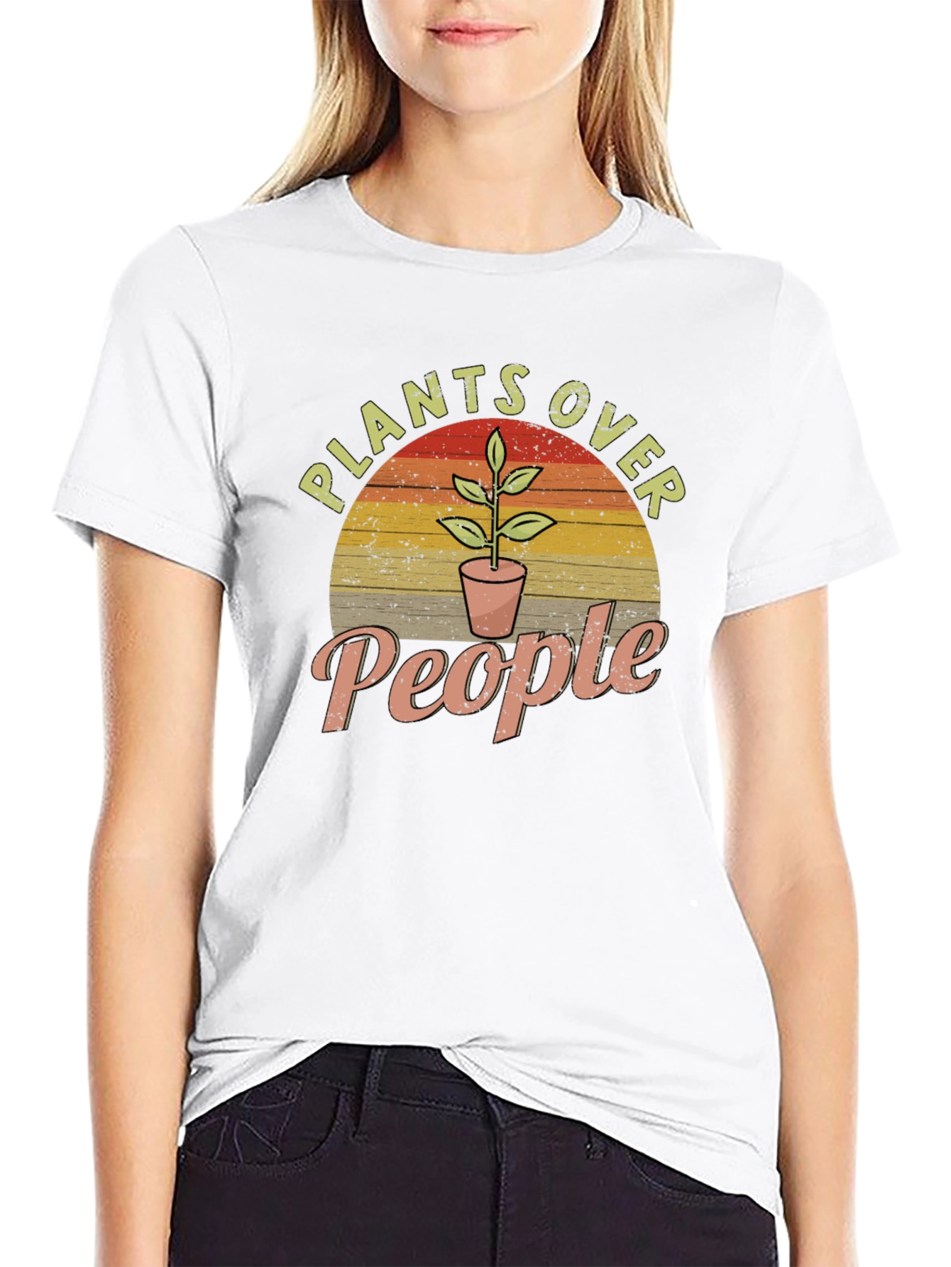 Plants Over People Graphic T-Shirt