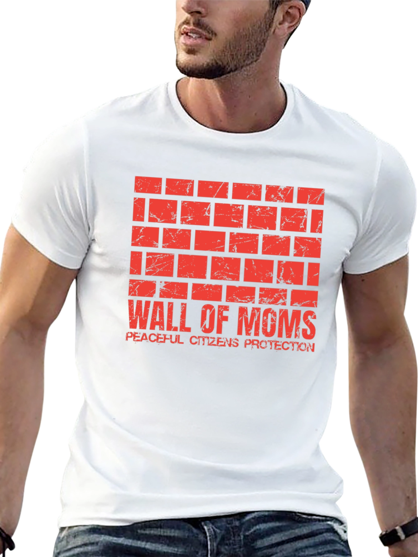 Wall of Moms Graphic Tee - Peaceful Protection