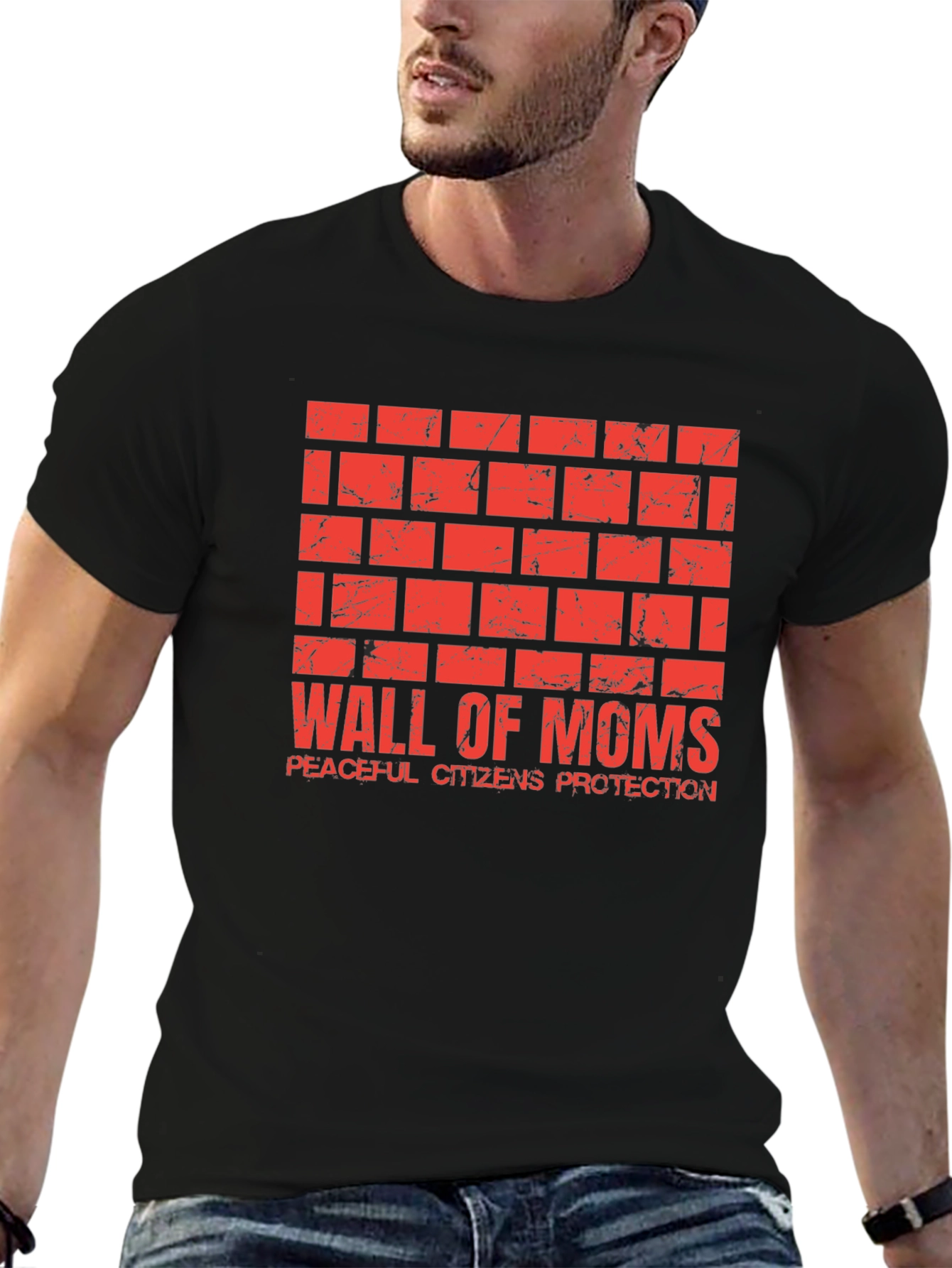 Wall of Moms Graphic Tee - Peaceful Protection