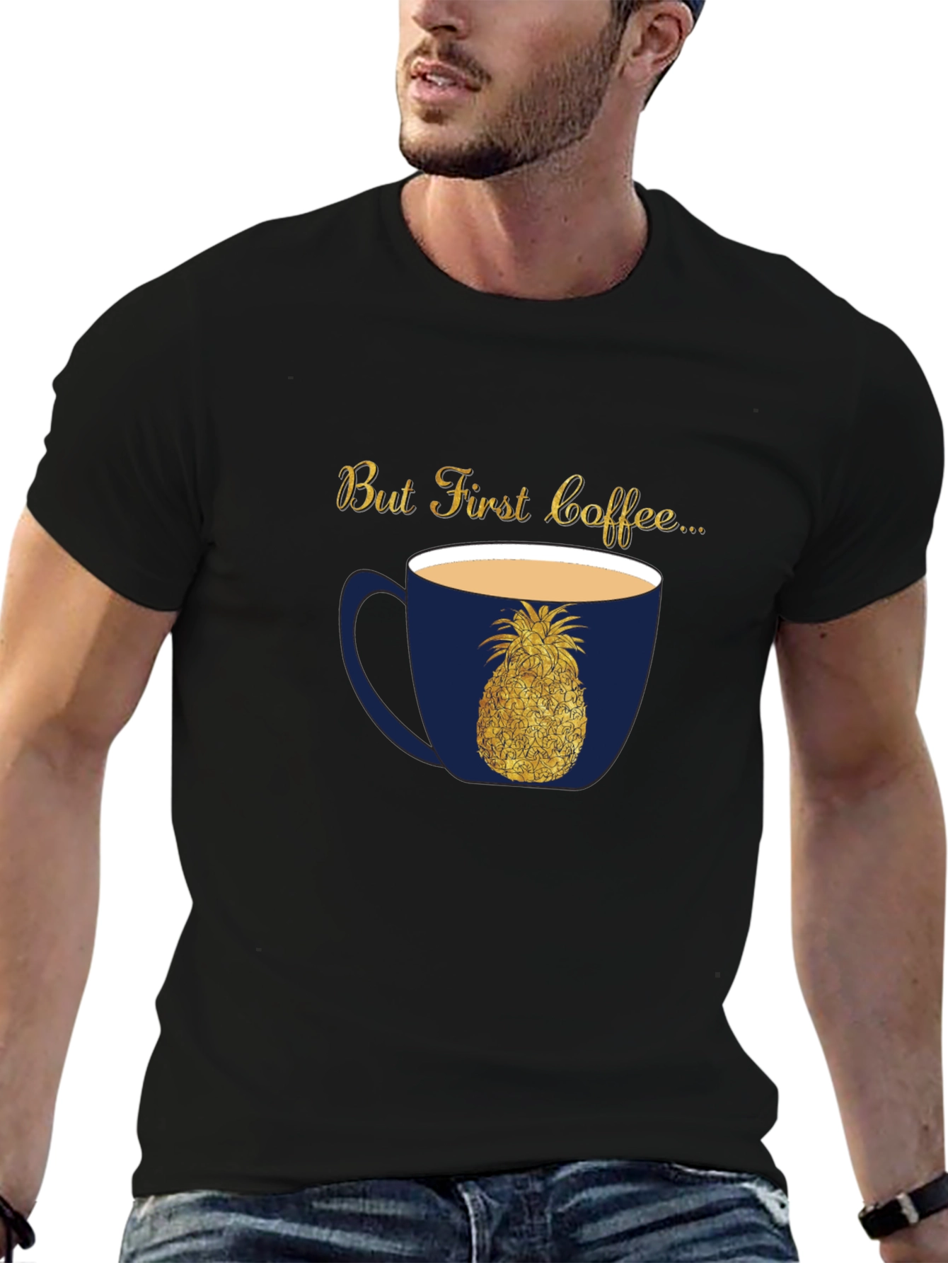 But First Coffee Pineapple Graphic Tee