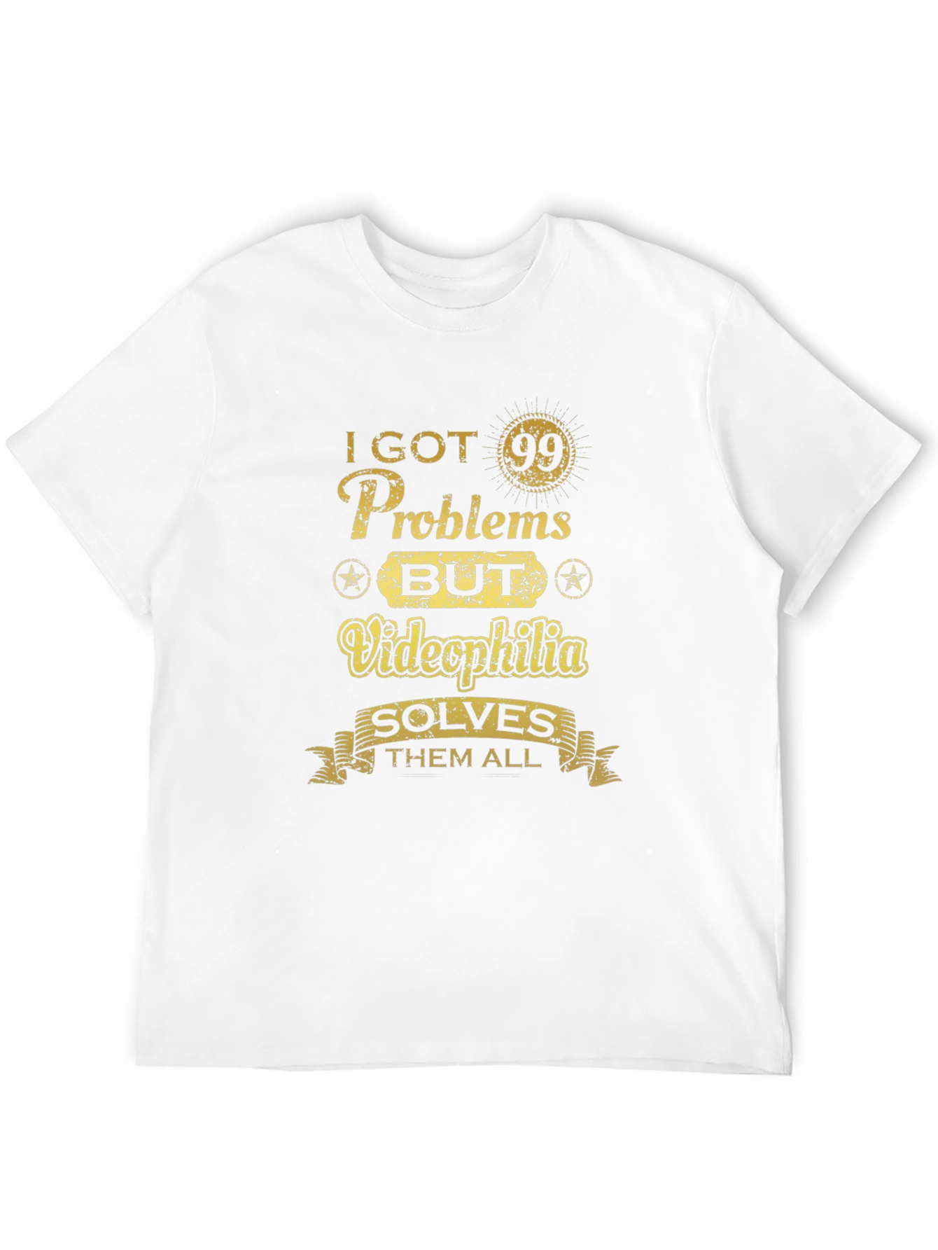 Funny Videophilia Solves Graphic T-Shirt