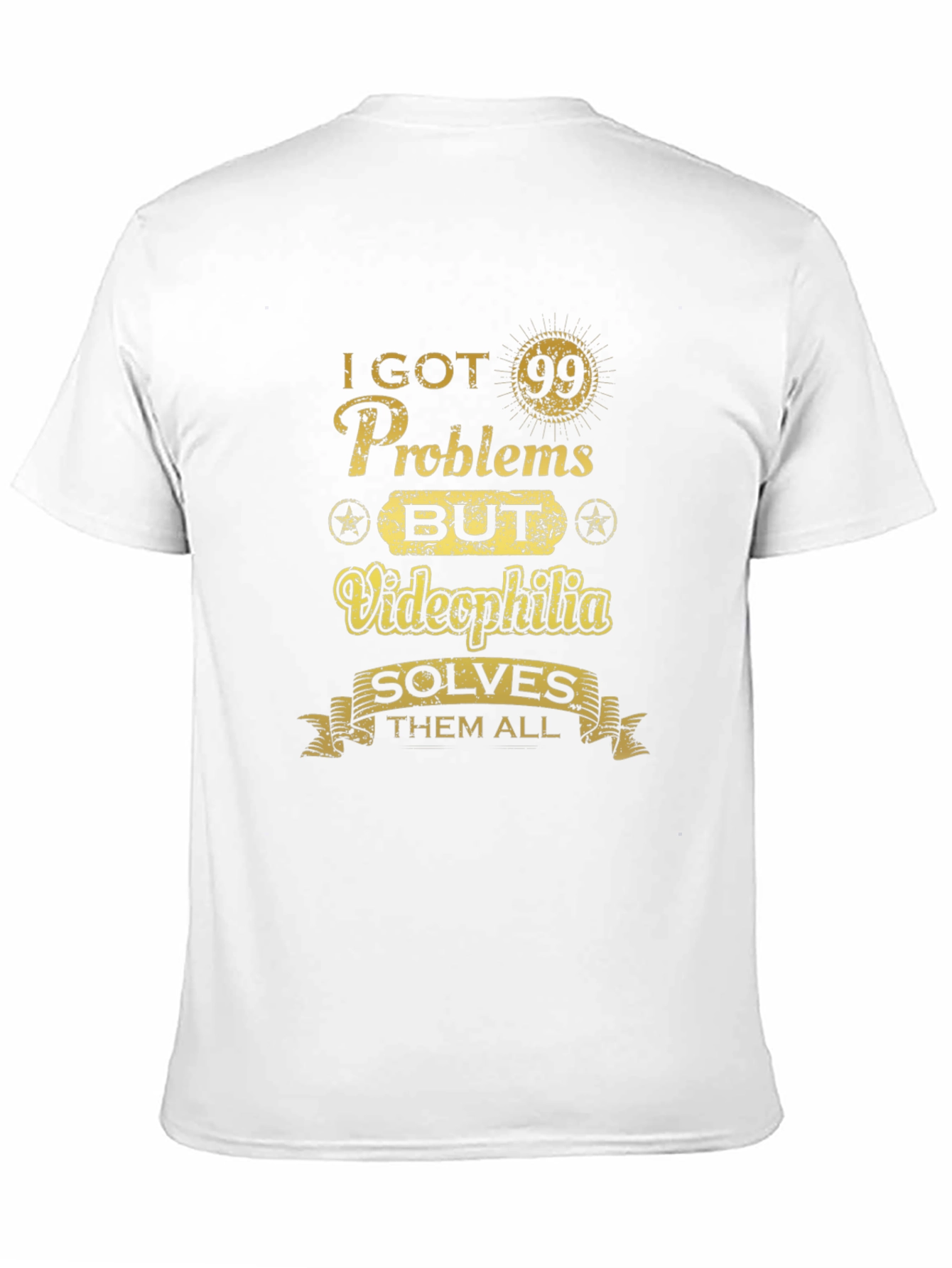 Funny Videophilia Solves Graphic T-Shirt