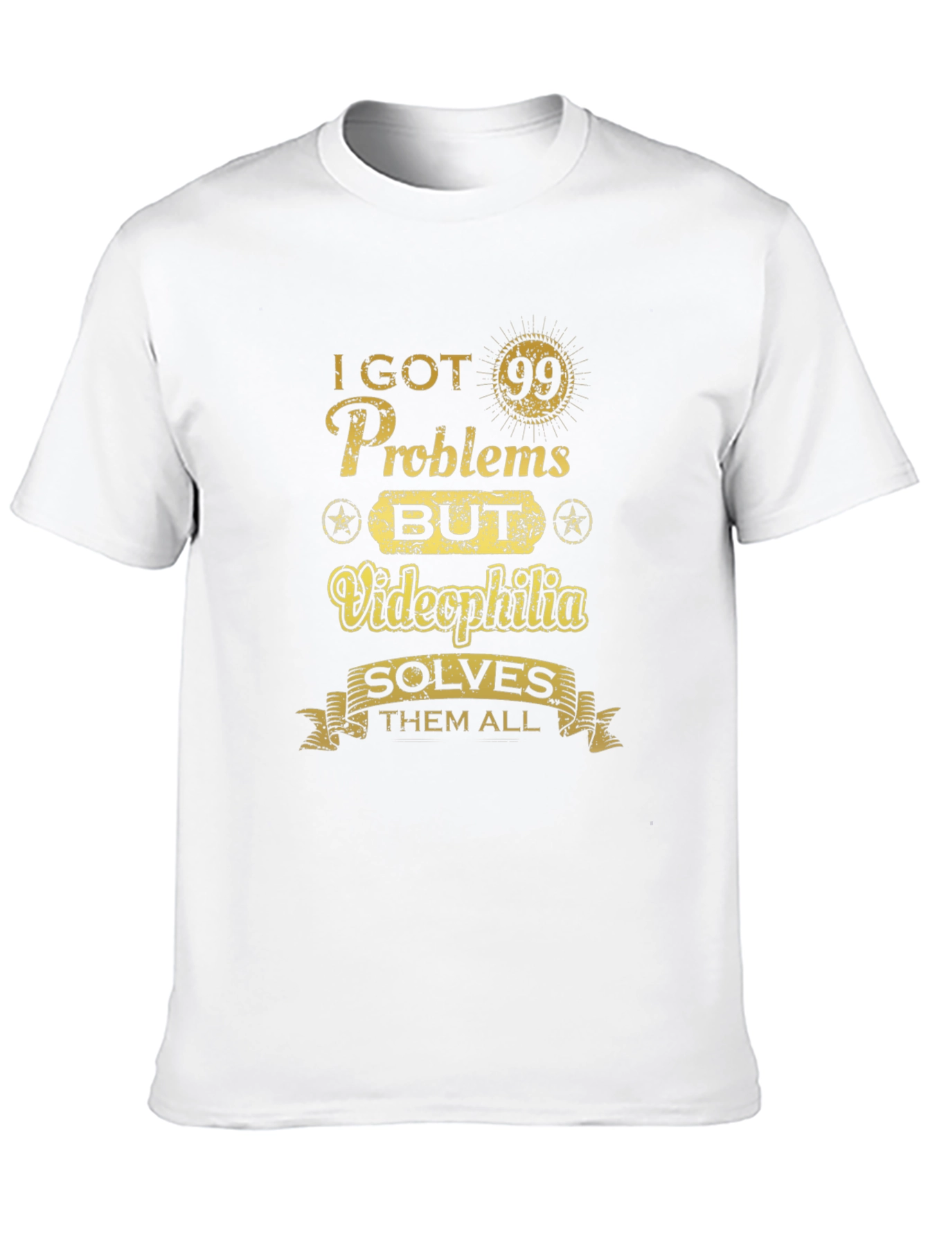 Funny Videophilia Solves Graphic T-Shirt