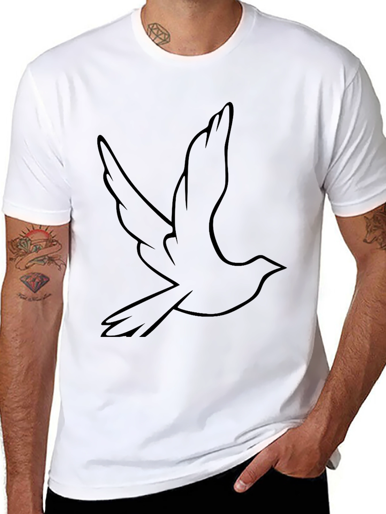 Black Dove Graphic T-Shirt