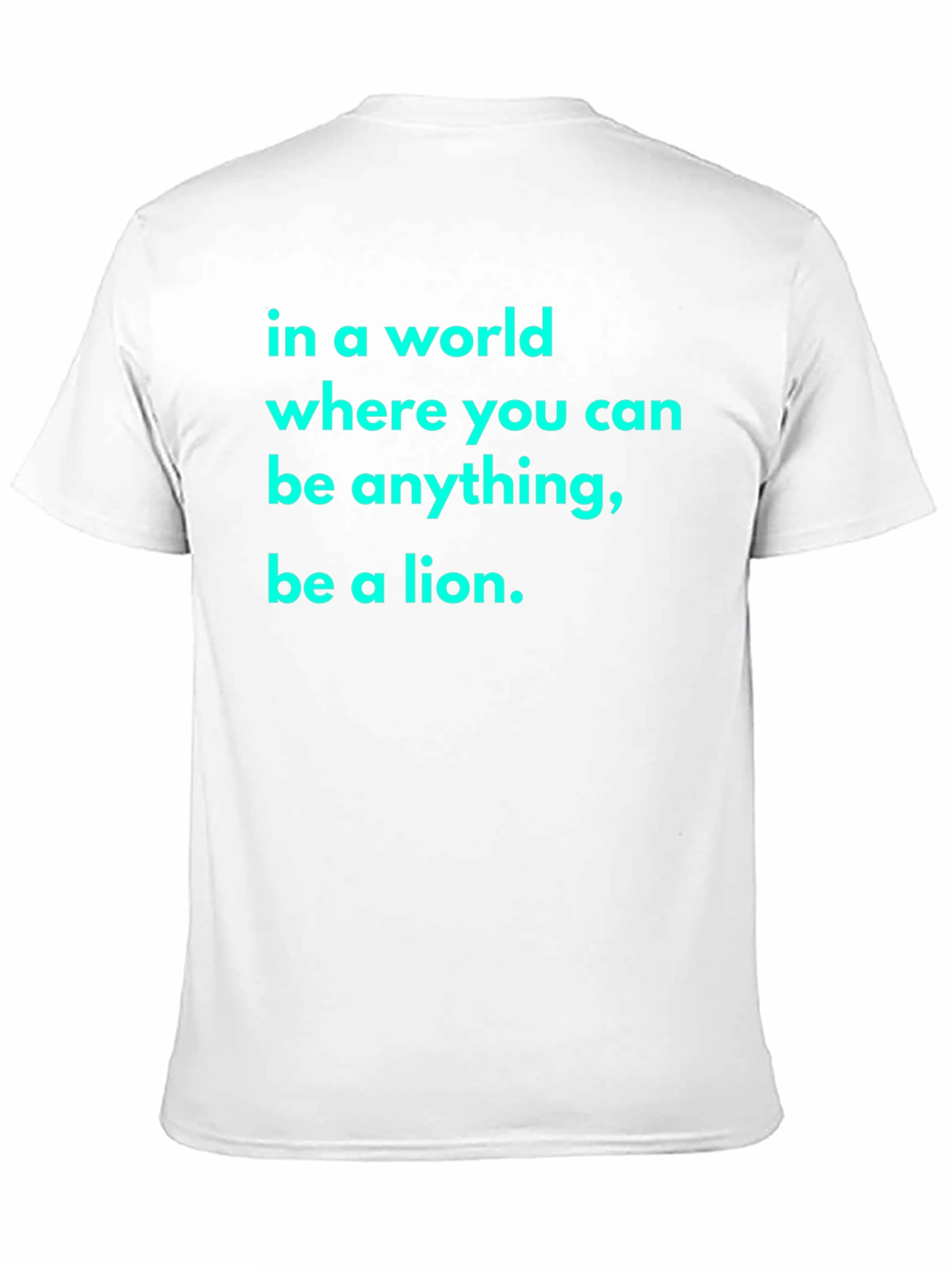 Be A Lion Black T-Shirt