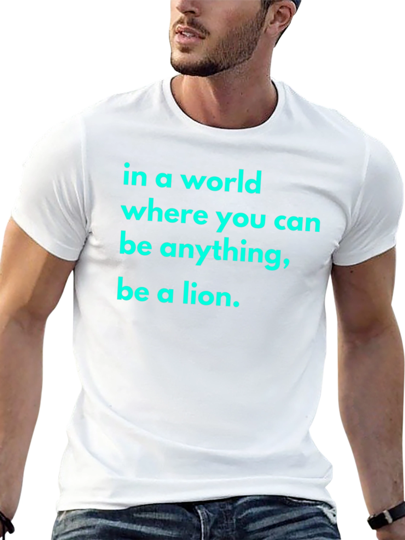 Be A Lion Black T-Shirt