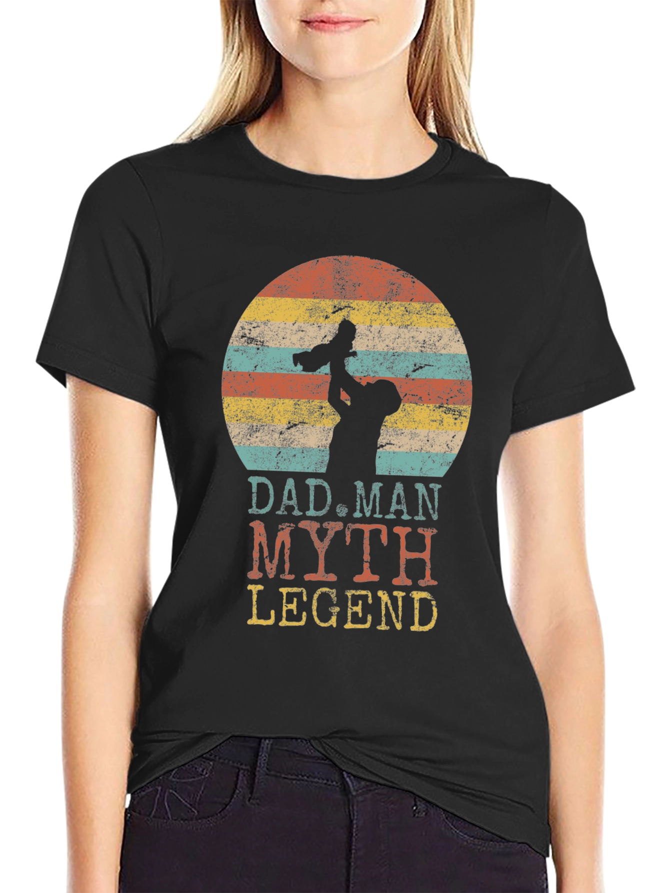 Dad Man Myth Legend Graphic Tee