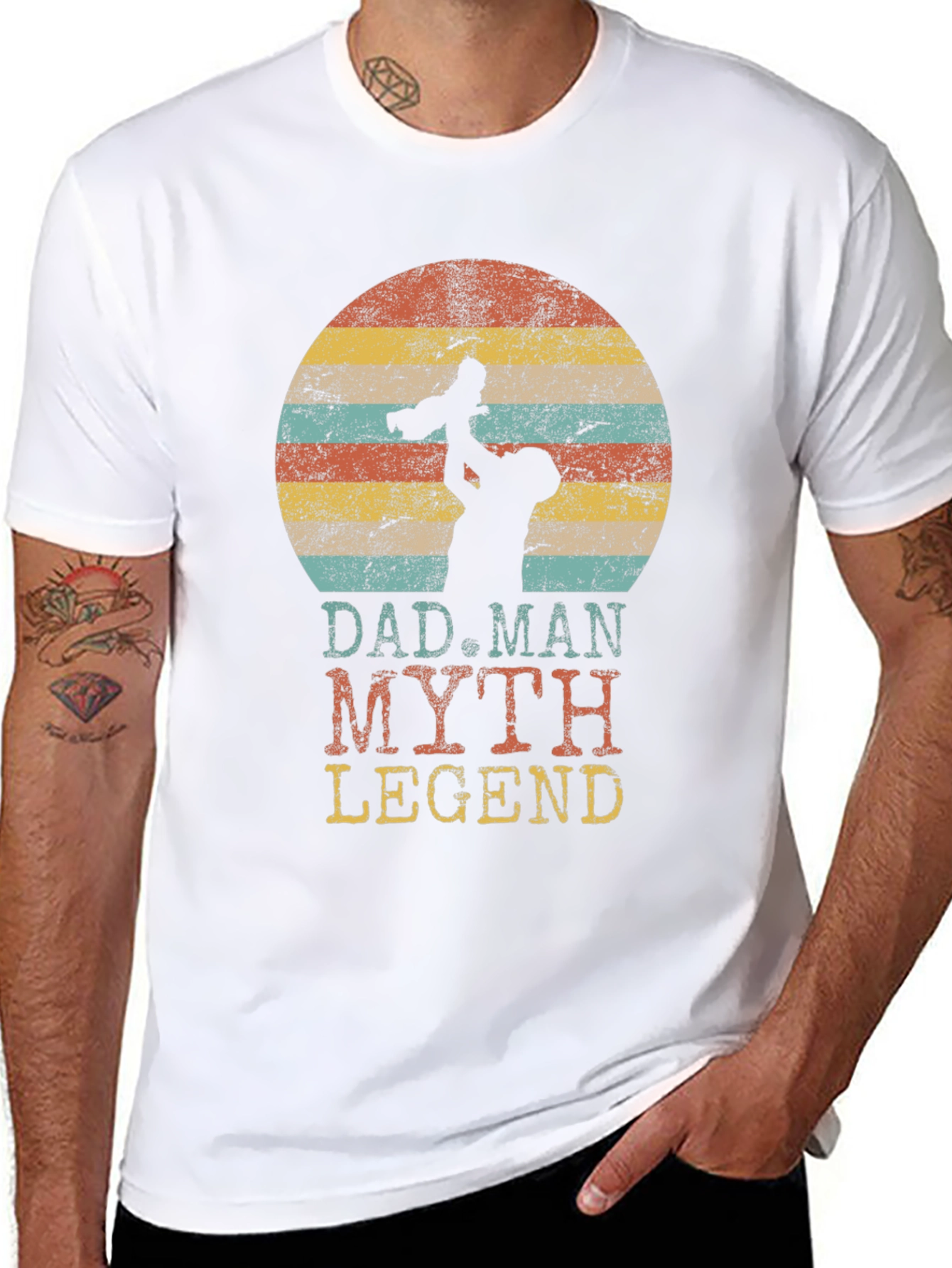 Dad Man Myth Legend Graphic Tee