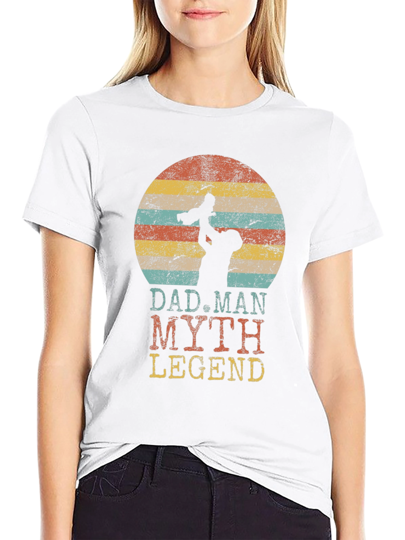 Dad Man Myth Legend Graphic Tee