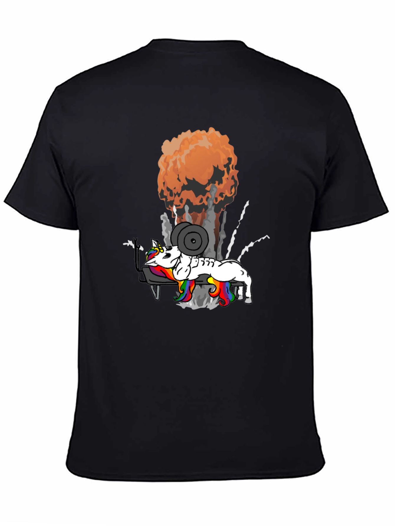 Unicorn Lifting Weights T-Shirt