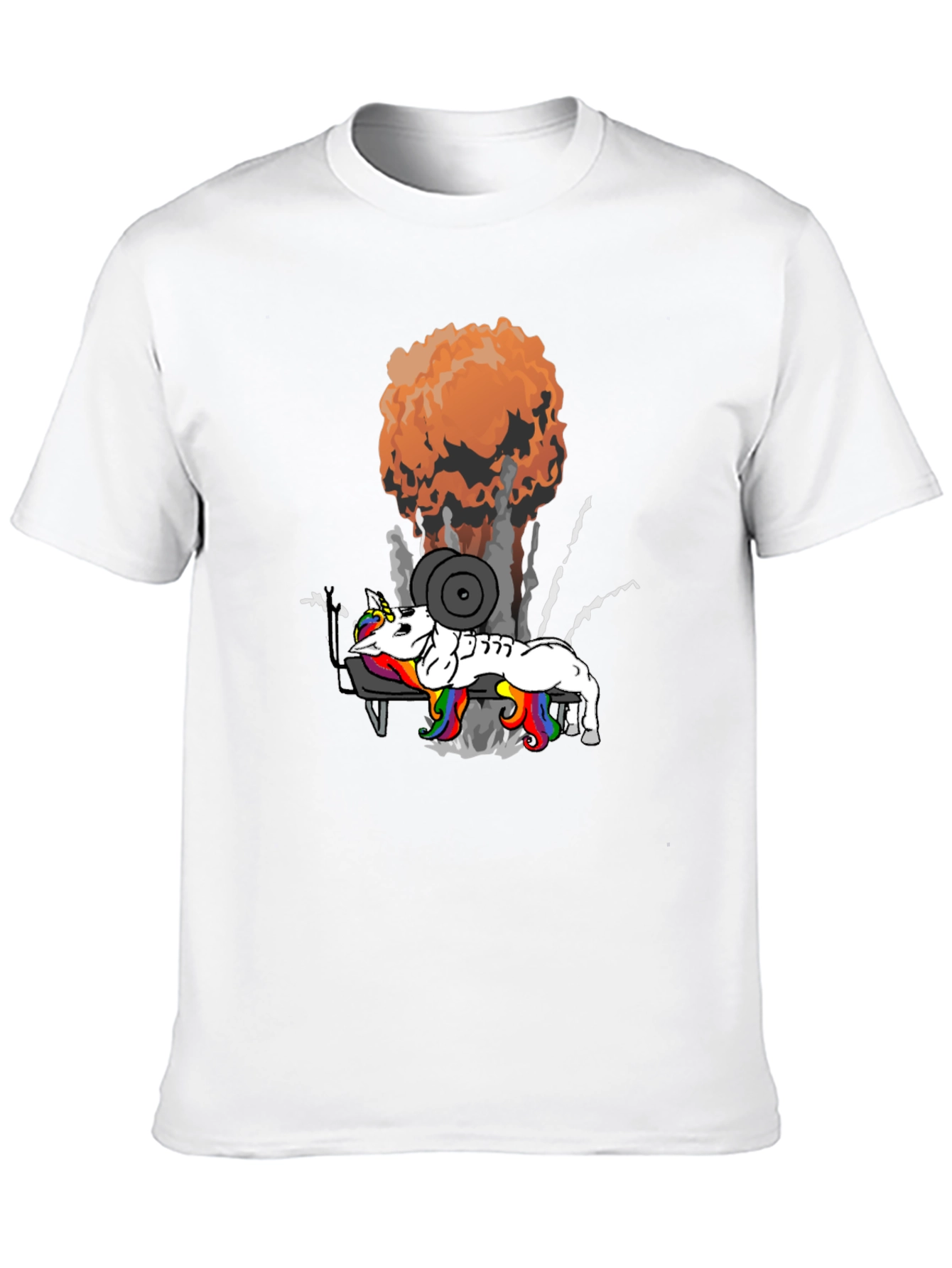 Unicorn Lifting Weights T-Shirt