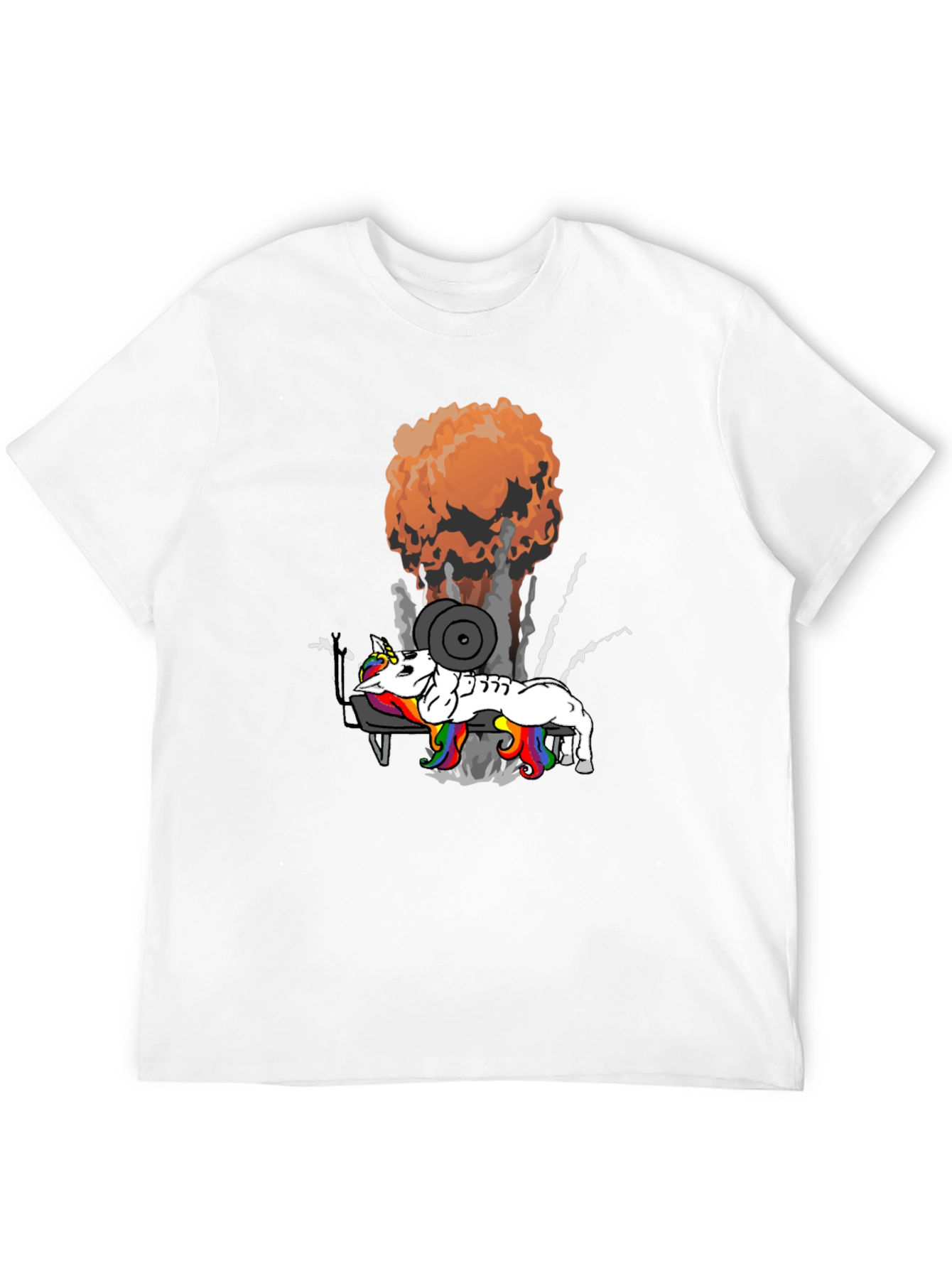 Unicorn Lifting Weights T-Shirt