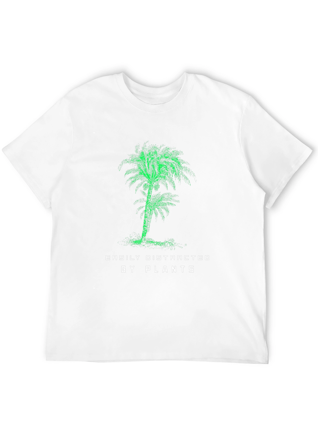 Easily Distracted by Plants Palm Tree Graphic T-Shirt