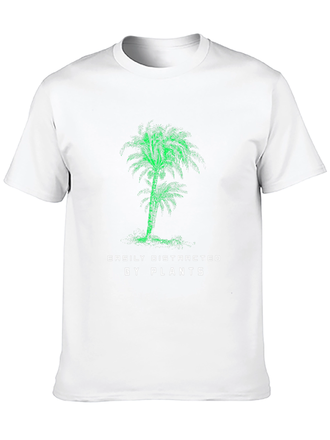 Easily Distracted by Plants Palm Tree Graphic T-Shirt