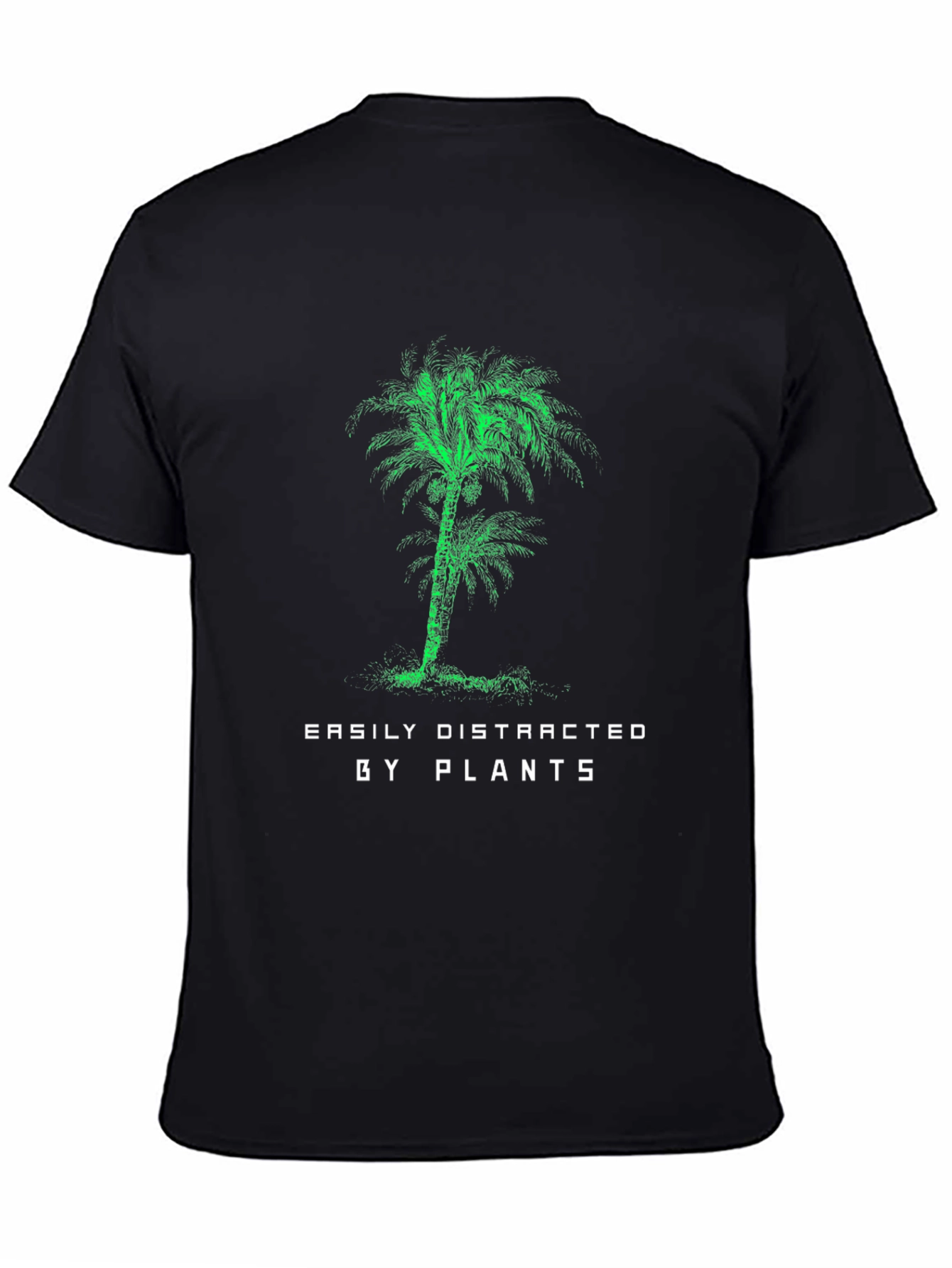 Easily Distracted by Plants Palm Tree Graphic T-Shirt