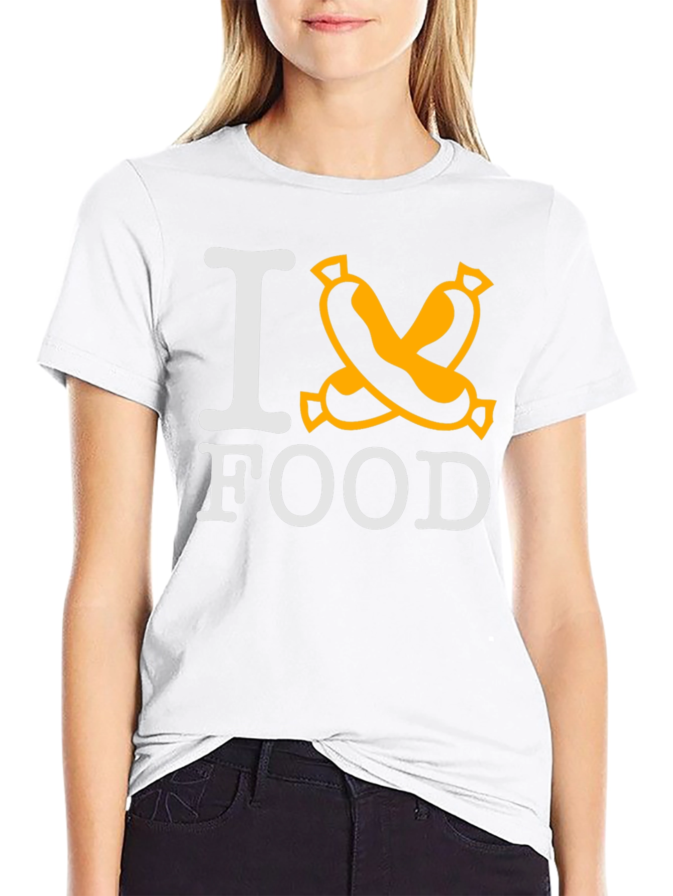 I Love Food Sausage T-Shirt