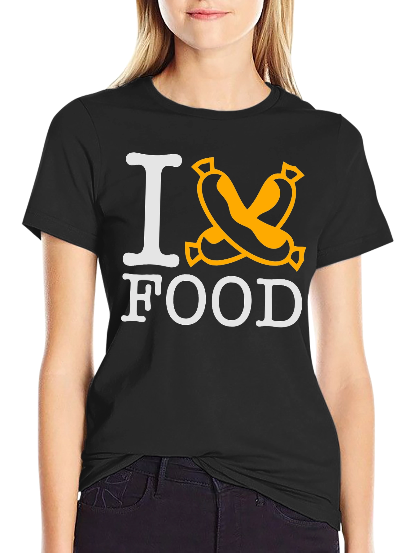 I Love Food Sausage T-Shirt
