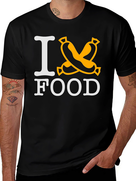 I Love Food Sausage T-Shirt