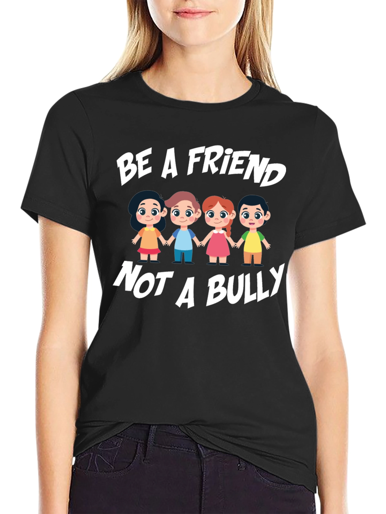 Be A Friend Not A Bully Graphic T-Shirt