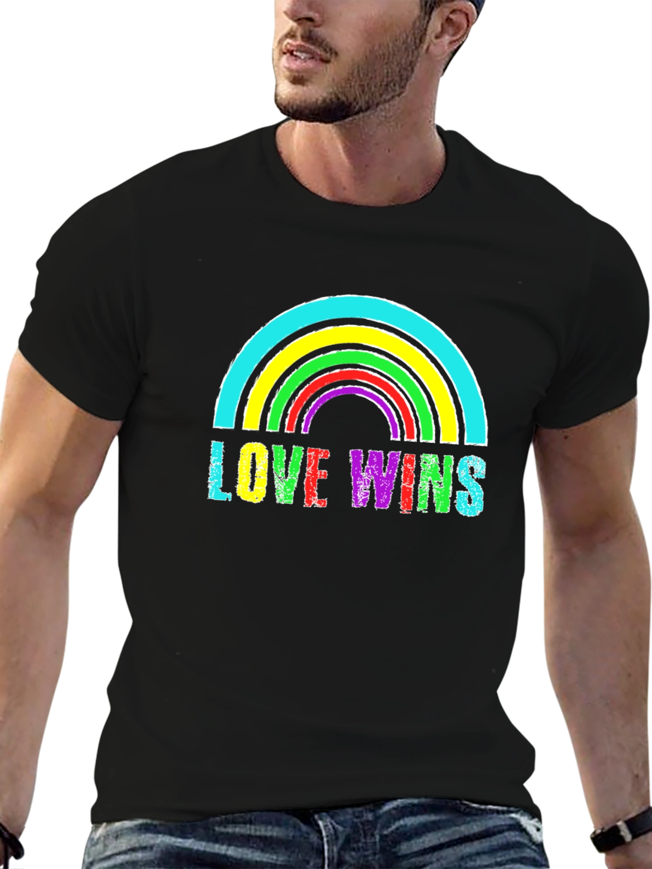 Love Wins Rainbow Pride T-Shirt
