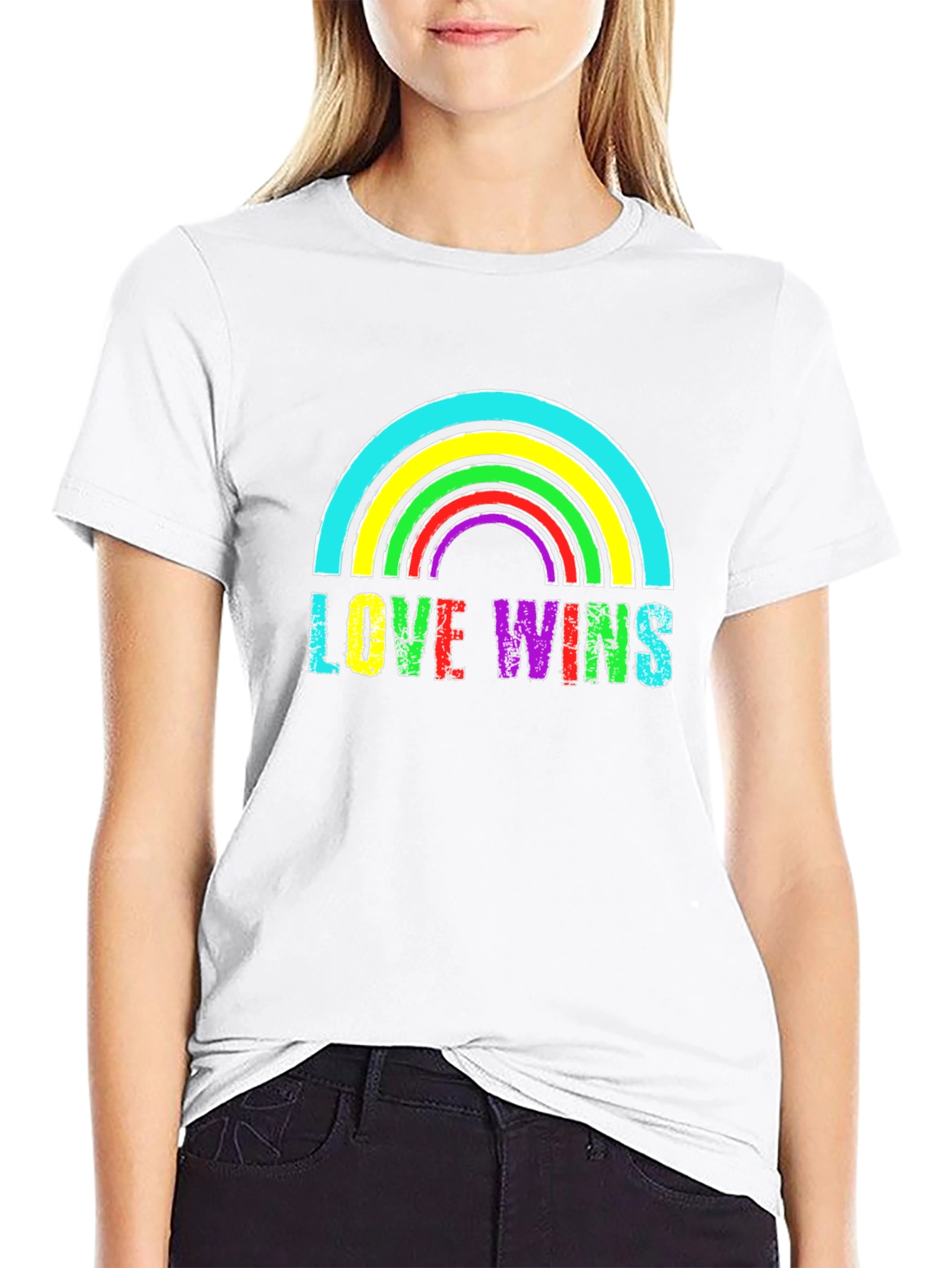 Love Wins Rainbow Pride T-Shirt