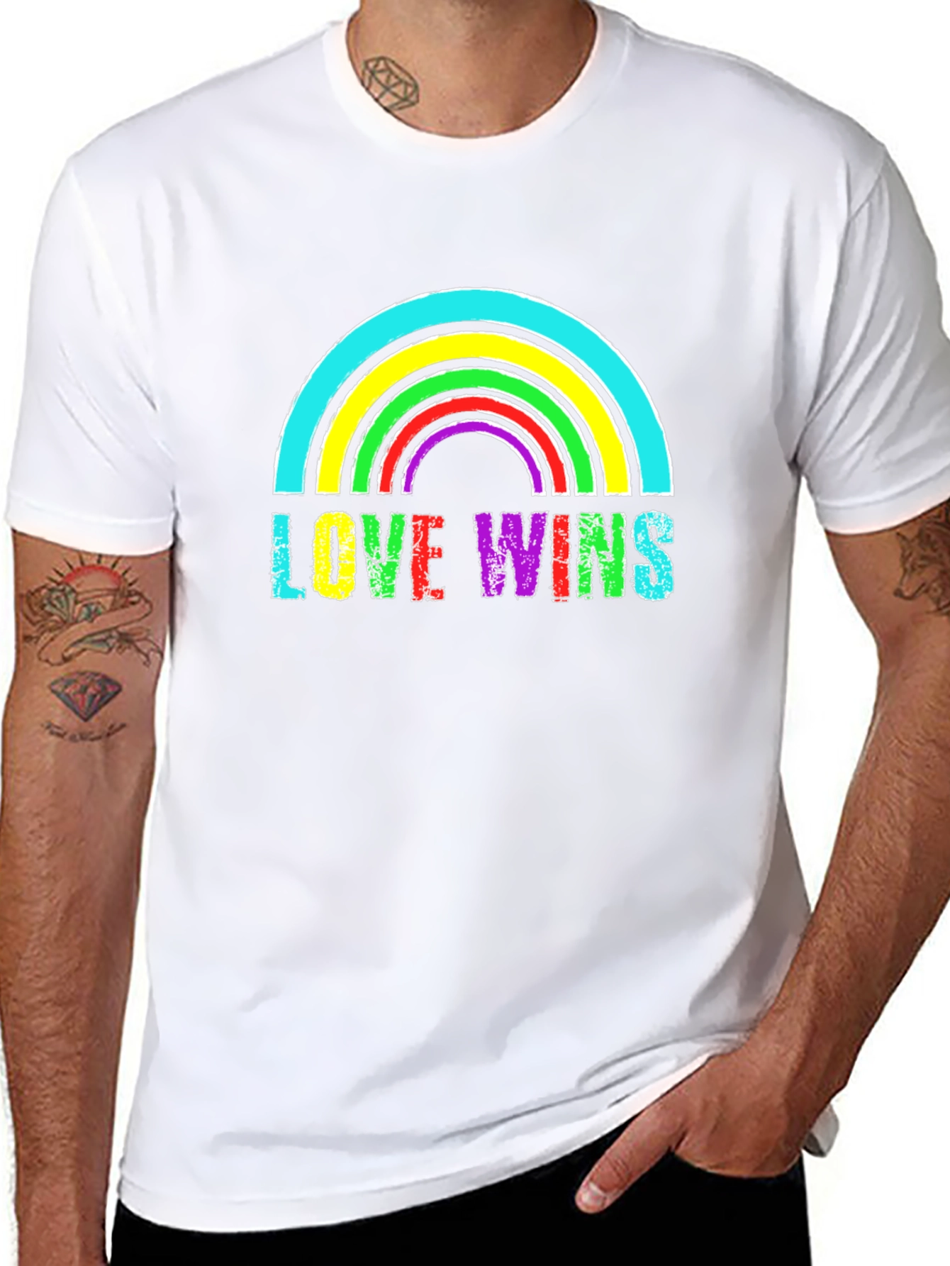 Love Wins Rainbow Pride T-Shirt