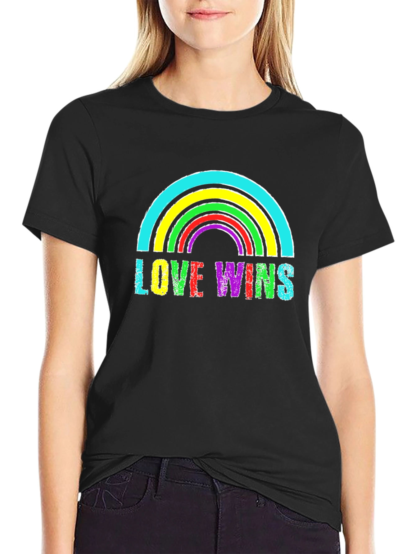 Love Wins Rainbow Pride T-Shirt