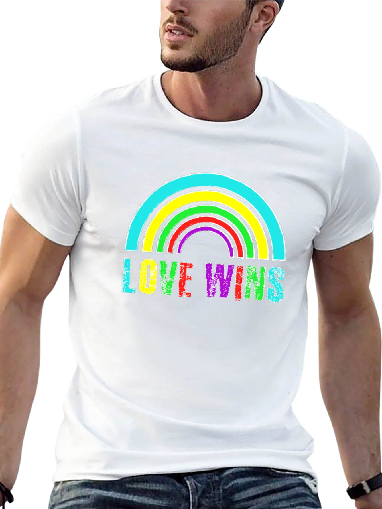 Love Wins Rainbow Pride T-Shirt