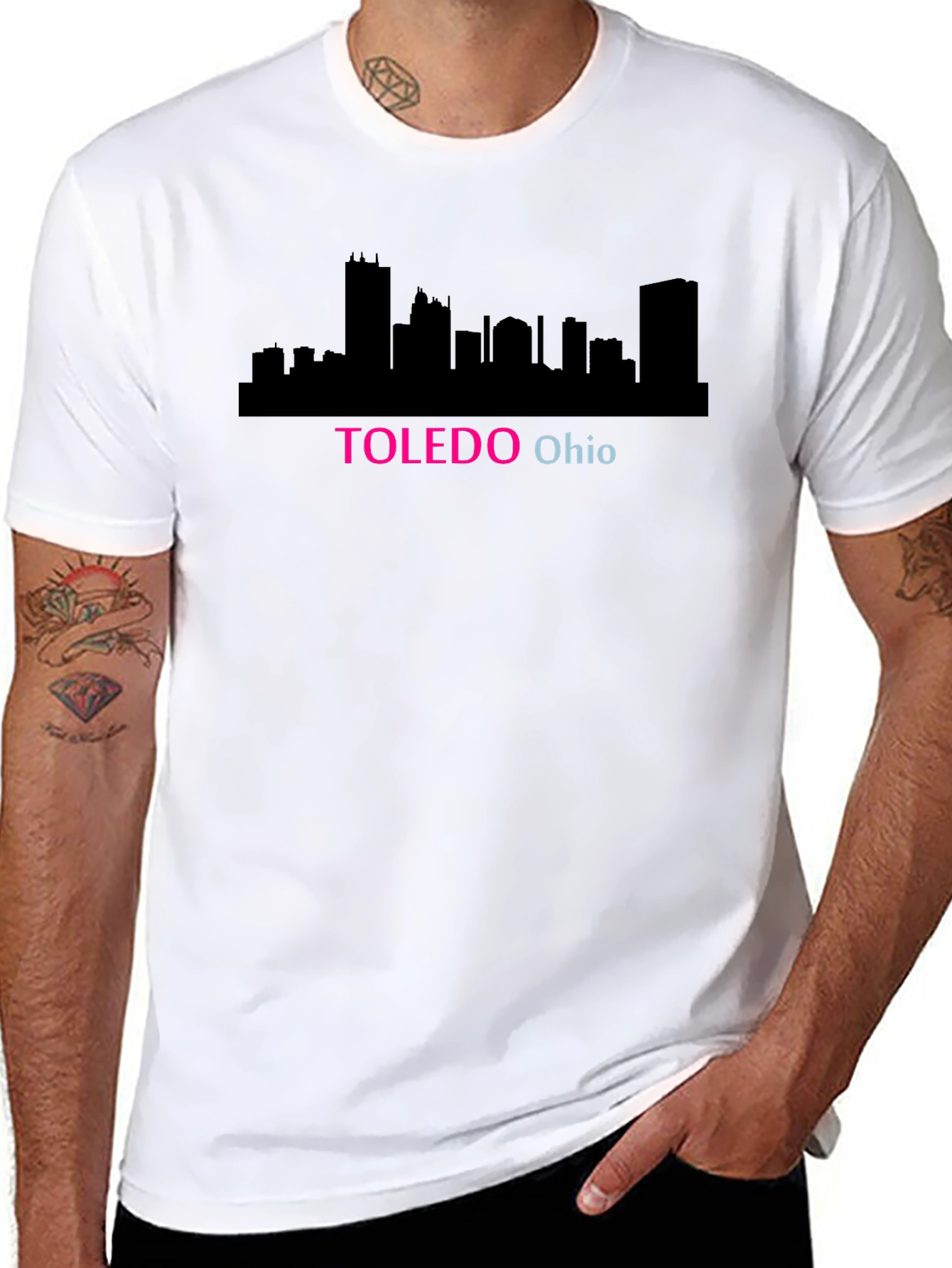 Toledo Ohio Skyline T-Shirt