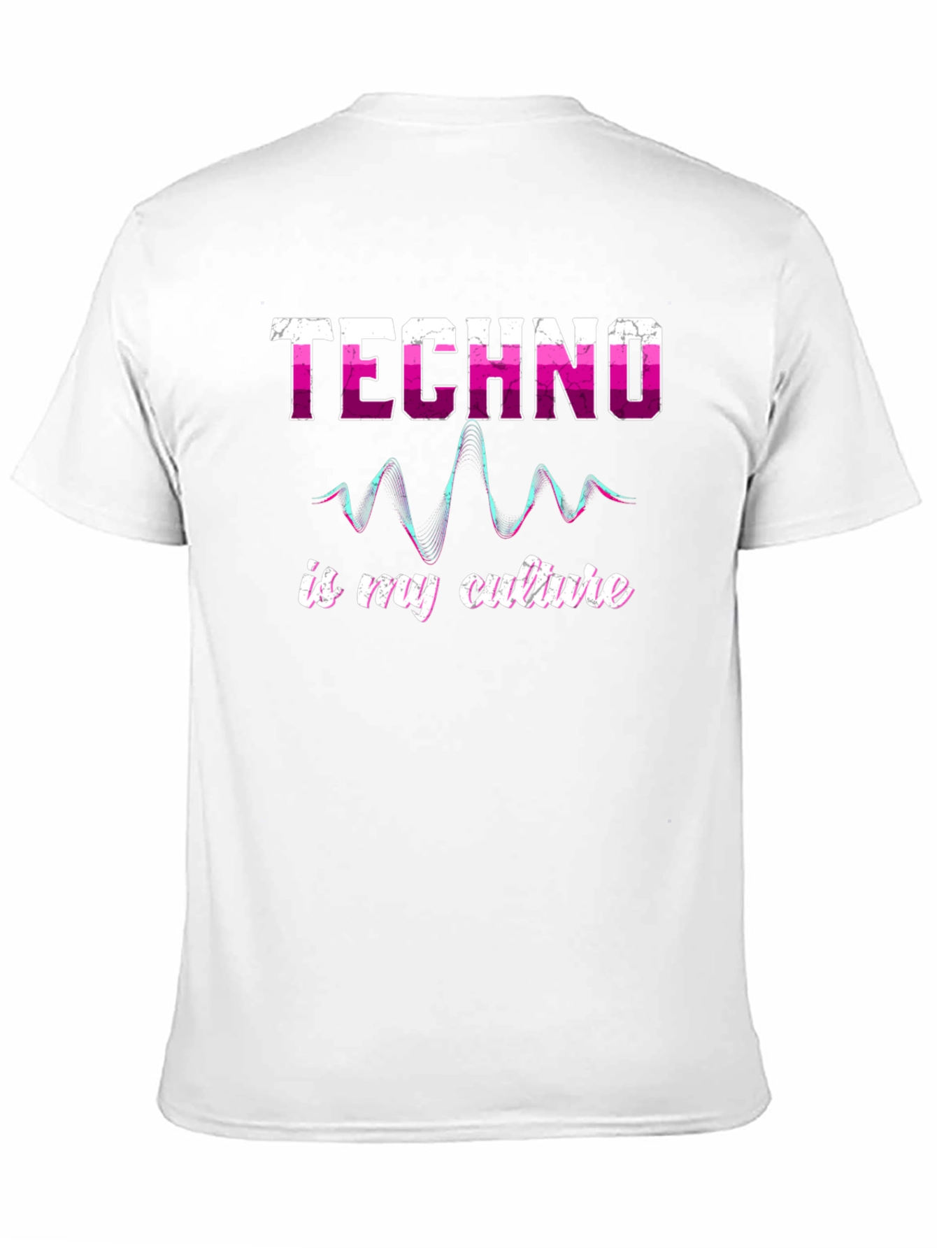 Techno is My Culture Black Graphic T-Shirt