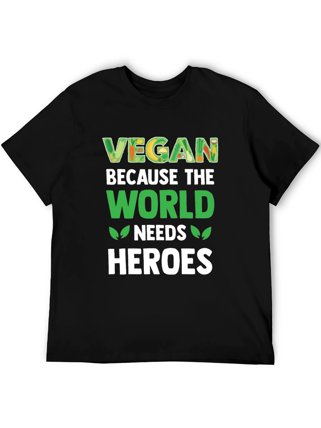 Vegan Heroes Graphic T-Shirt - Plant Based Lifestyle
