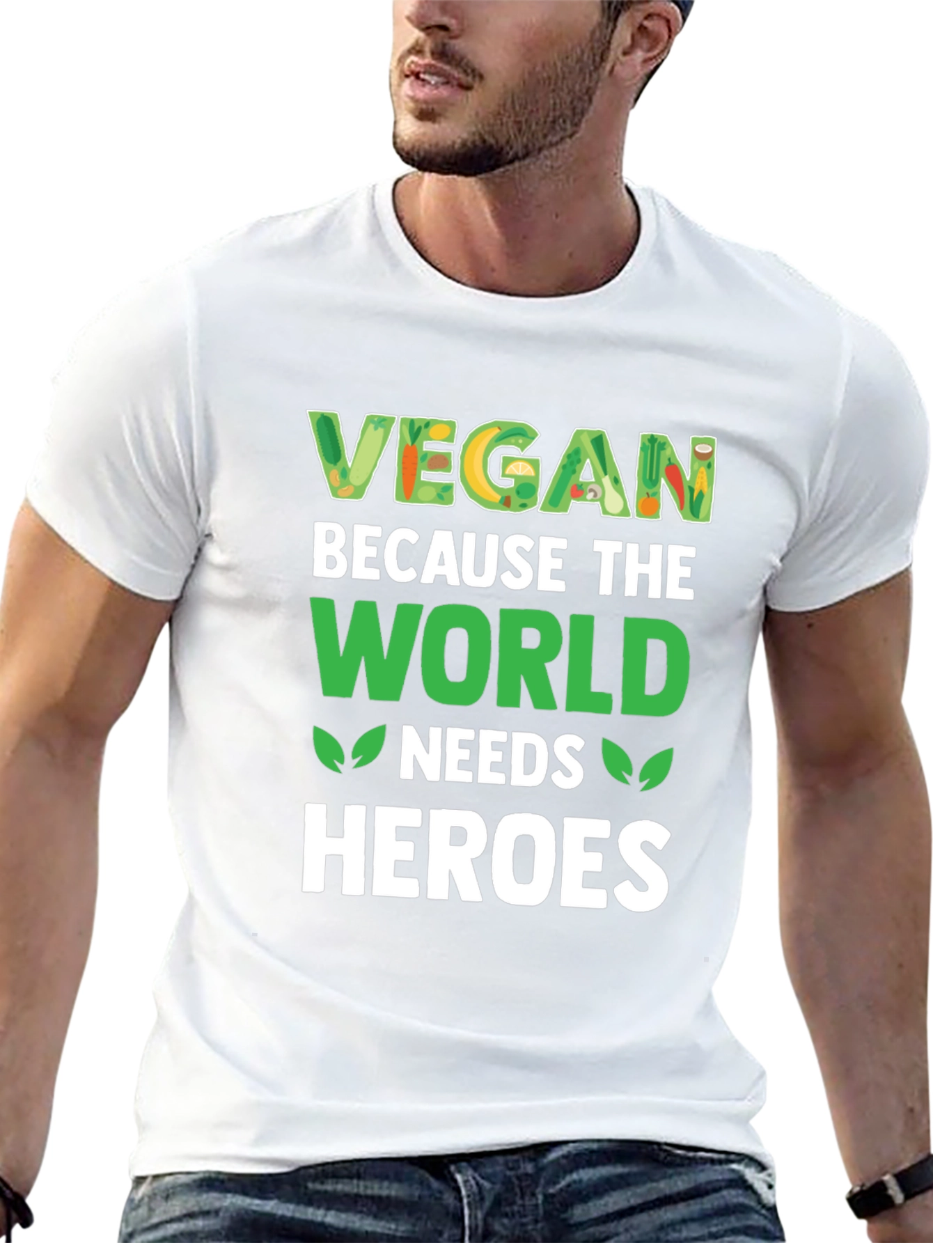 Vegan Heroes Graphic T-Shirt - Plant Based Lifestyle