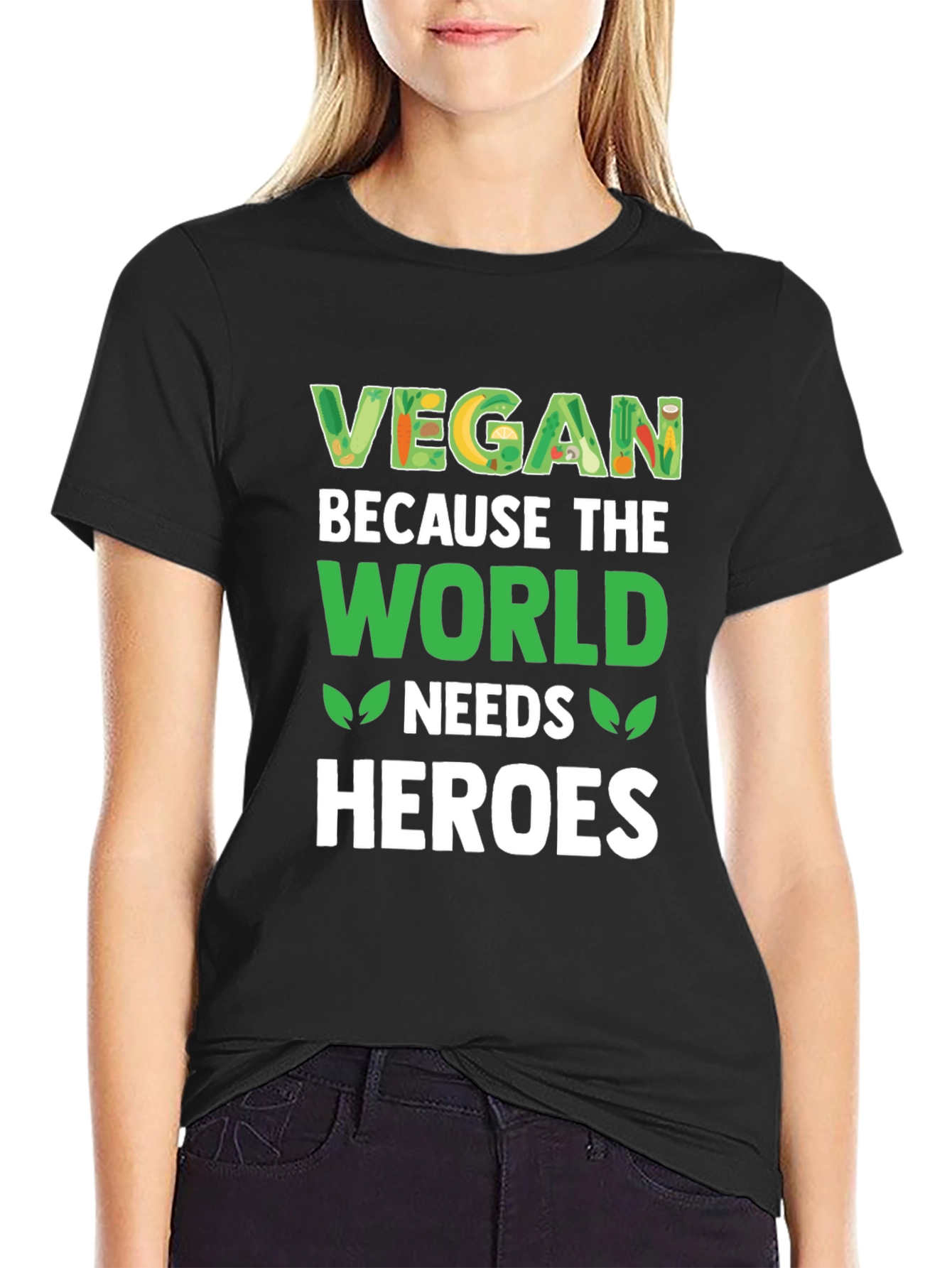 Vegan Heroes Graphic T-Shirt - Plant Based Lifestyle