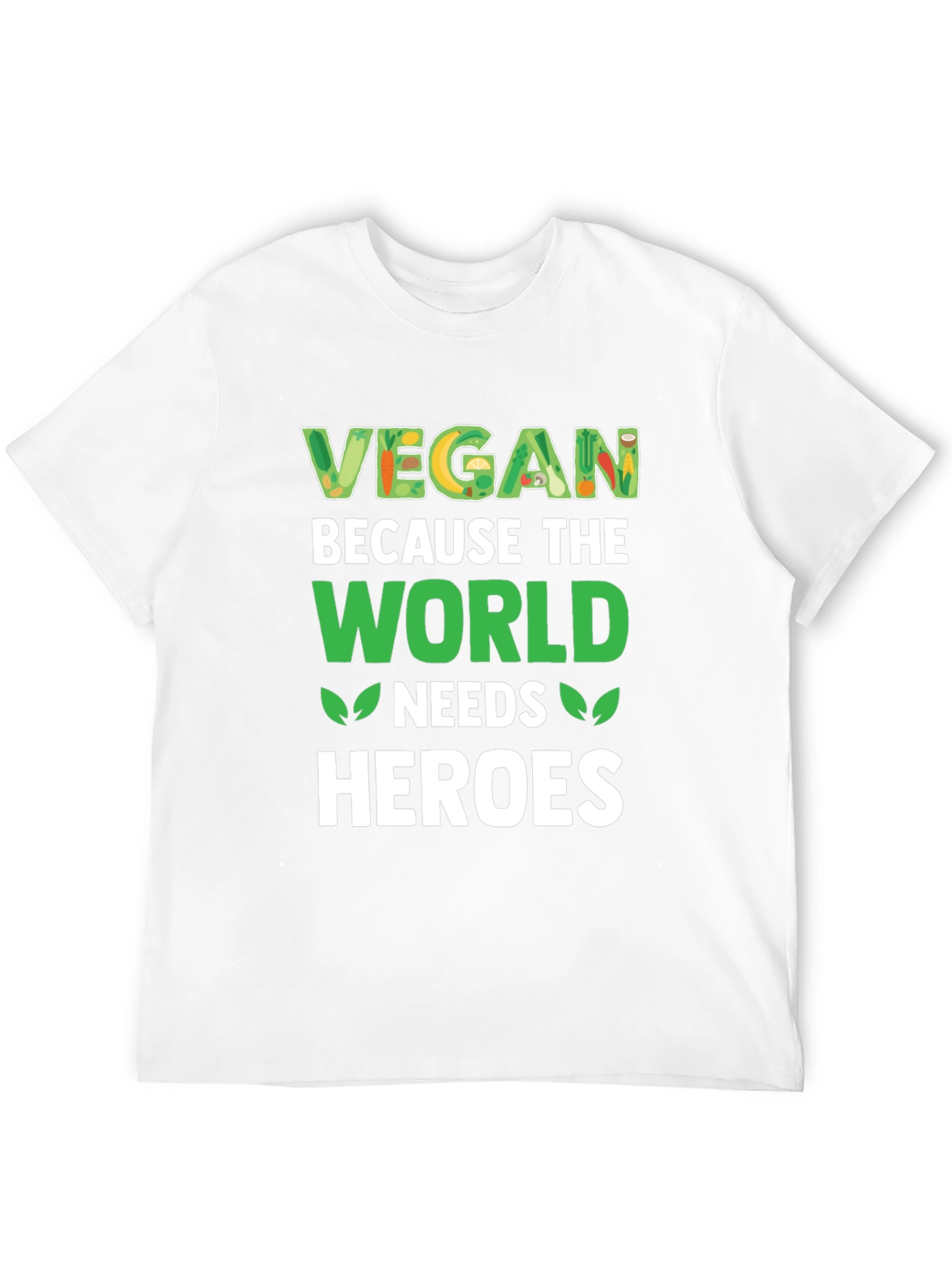 Vegan Heroes Graphic T-Shirt - Plant Based Lifestyle