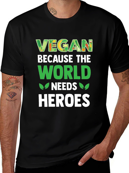 Vegan Heroes Graphic T-Shirt - Plant Based Lifestyle