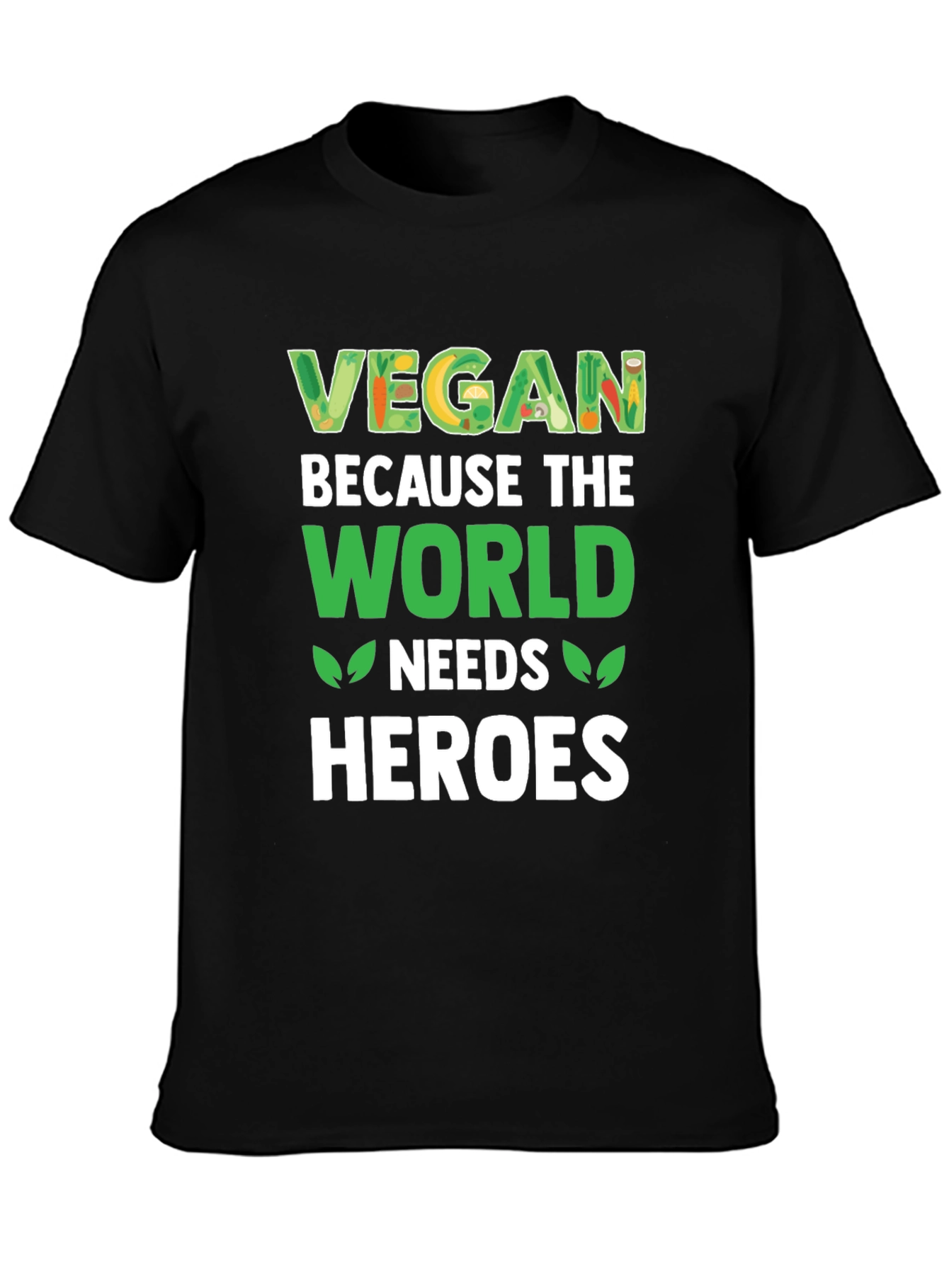 Vegan Heroes Graphic T-Shirt - Plant Based Lifestyle