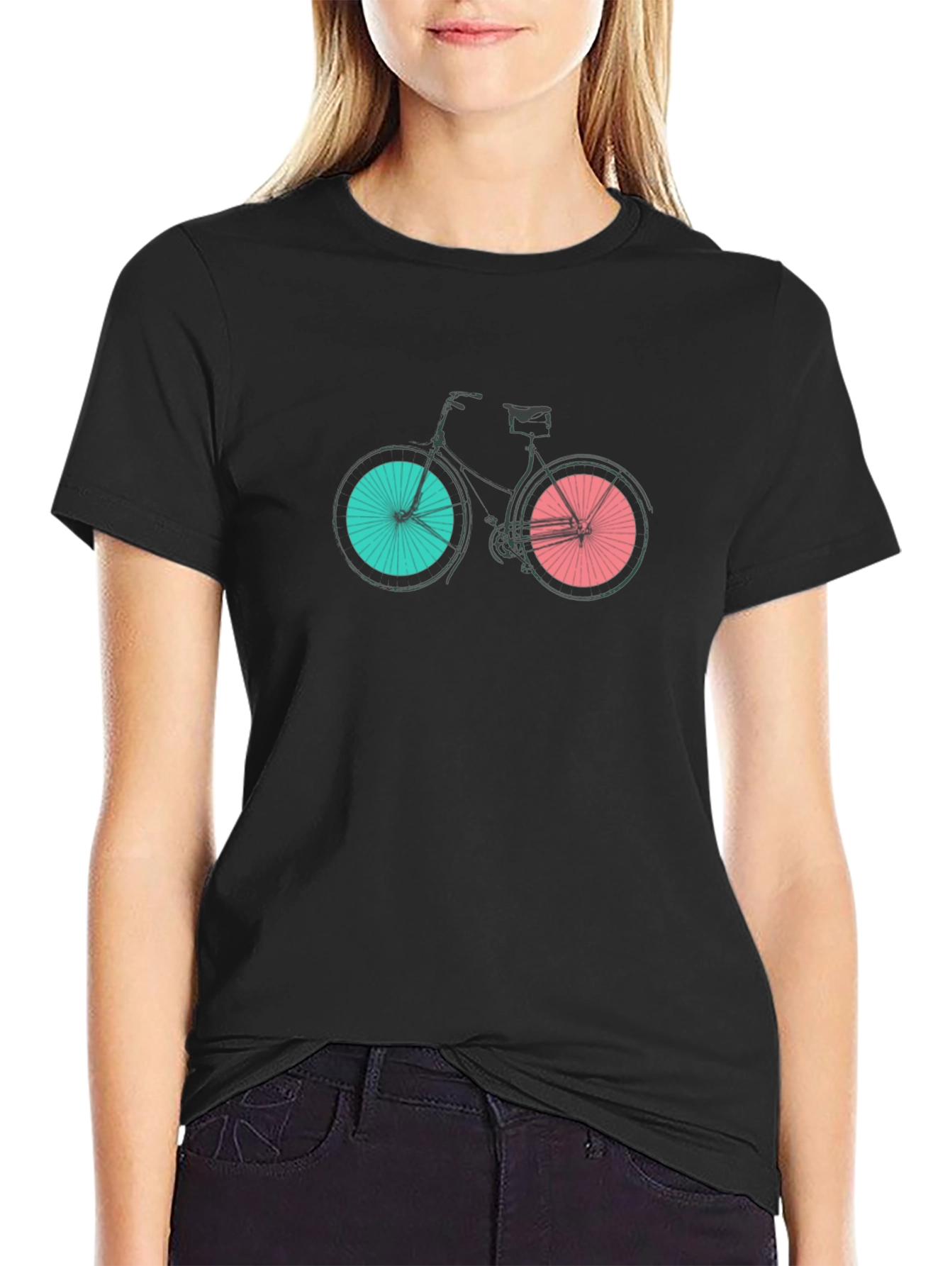 Stylish Bike Graphic Tee - Modern Design