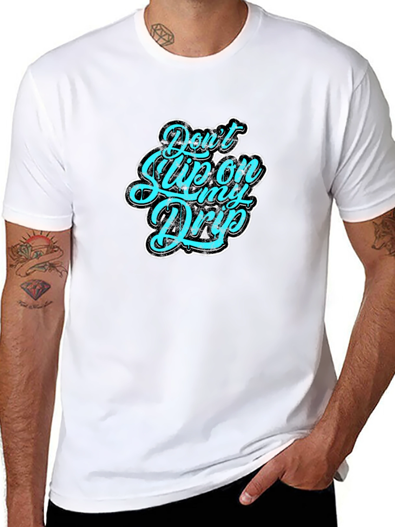 Dont Slip on My Drip Graphic Tee