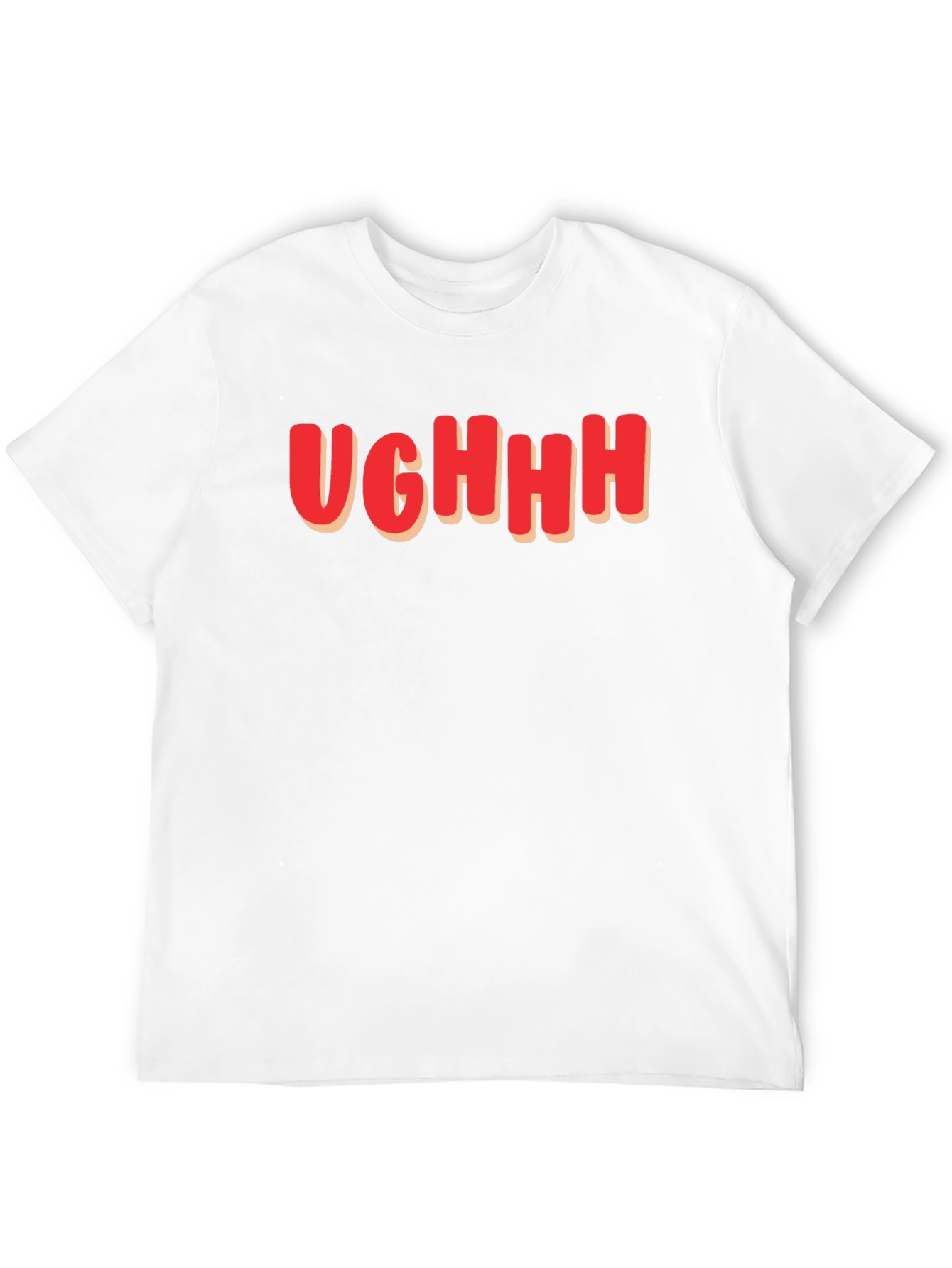 Ughhh Graphic Tee - Soft Cotton Blend