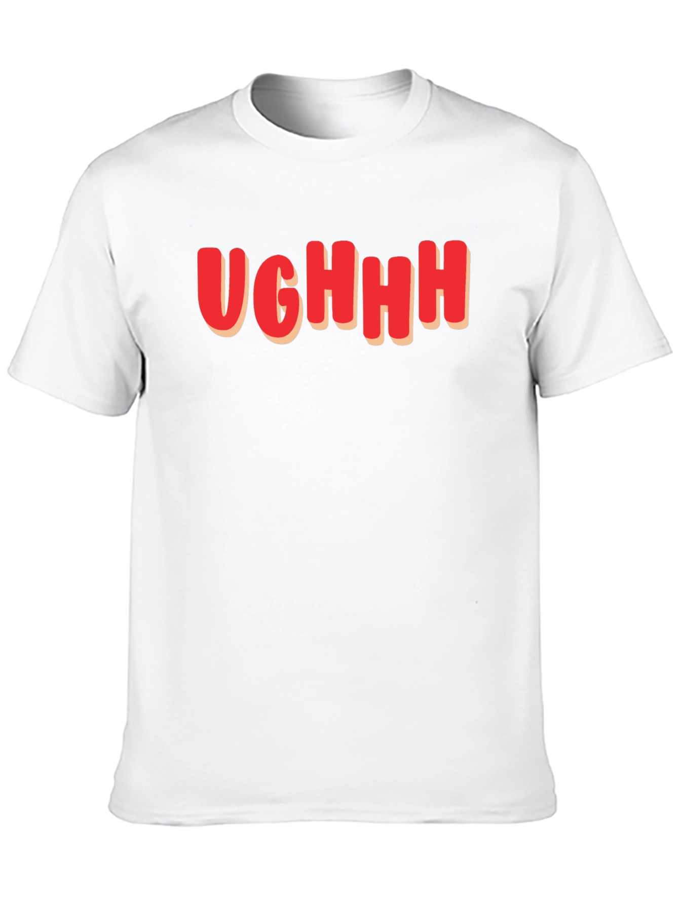 Ughhh Graphic Tee - Soft Cotton Blend
