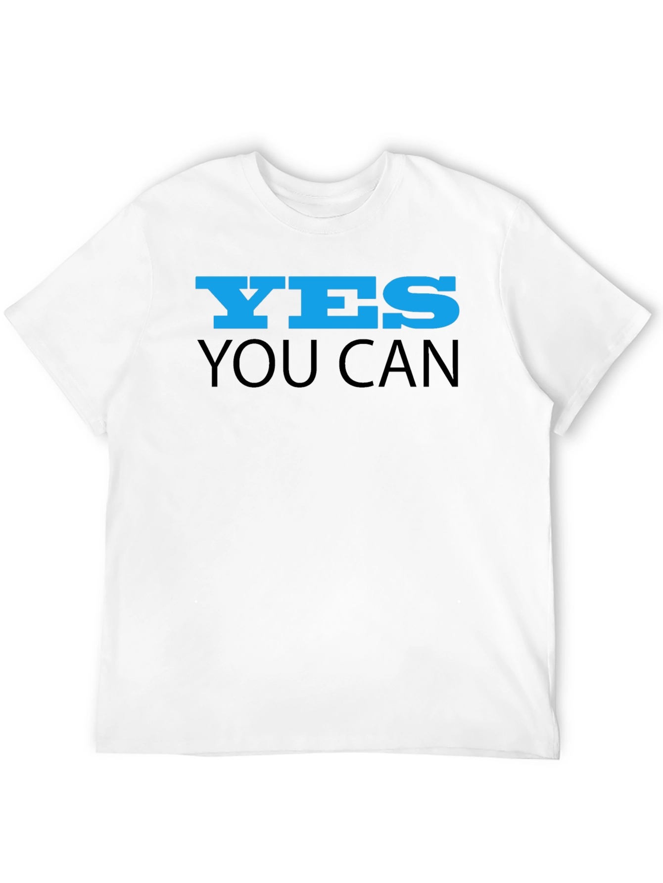 Yes You Can Black Graphic Tee