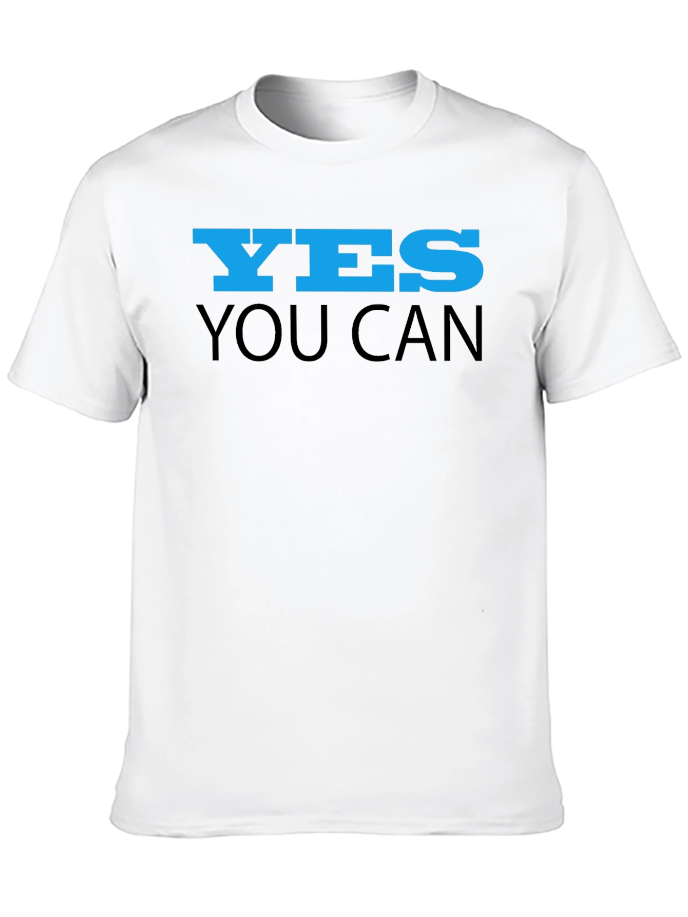 Yes You Can Black Graphic Tee