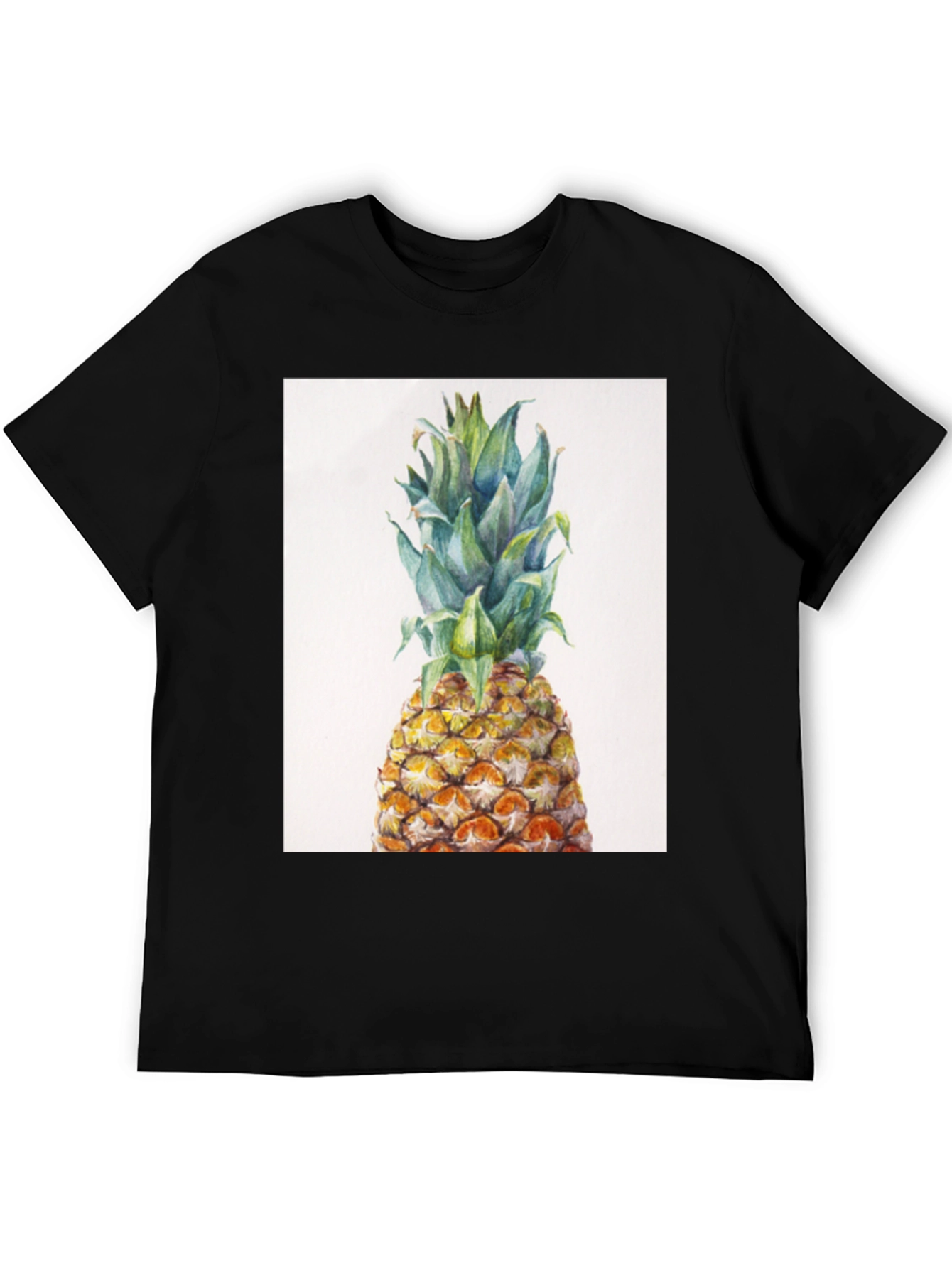 Pineapple Graphic Tee - Tropical Fruit Design