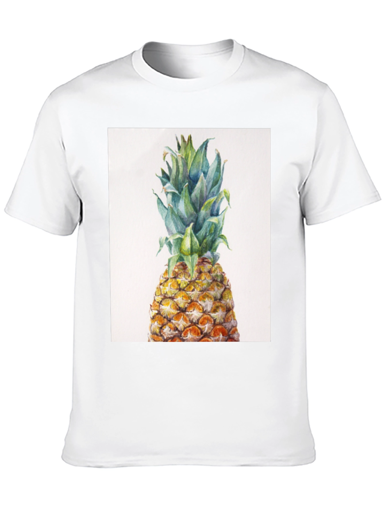 Pineapple Graphic Tee - Tropical Fruit Design