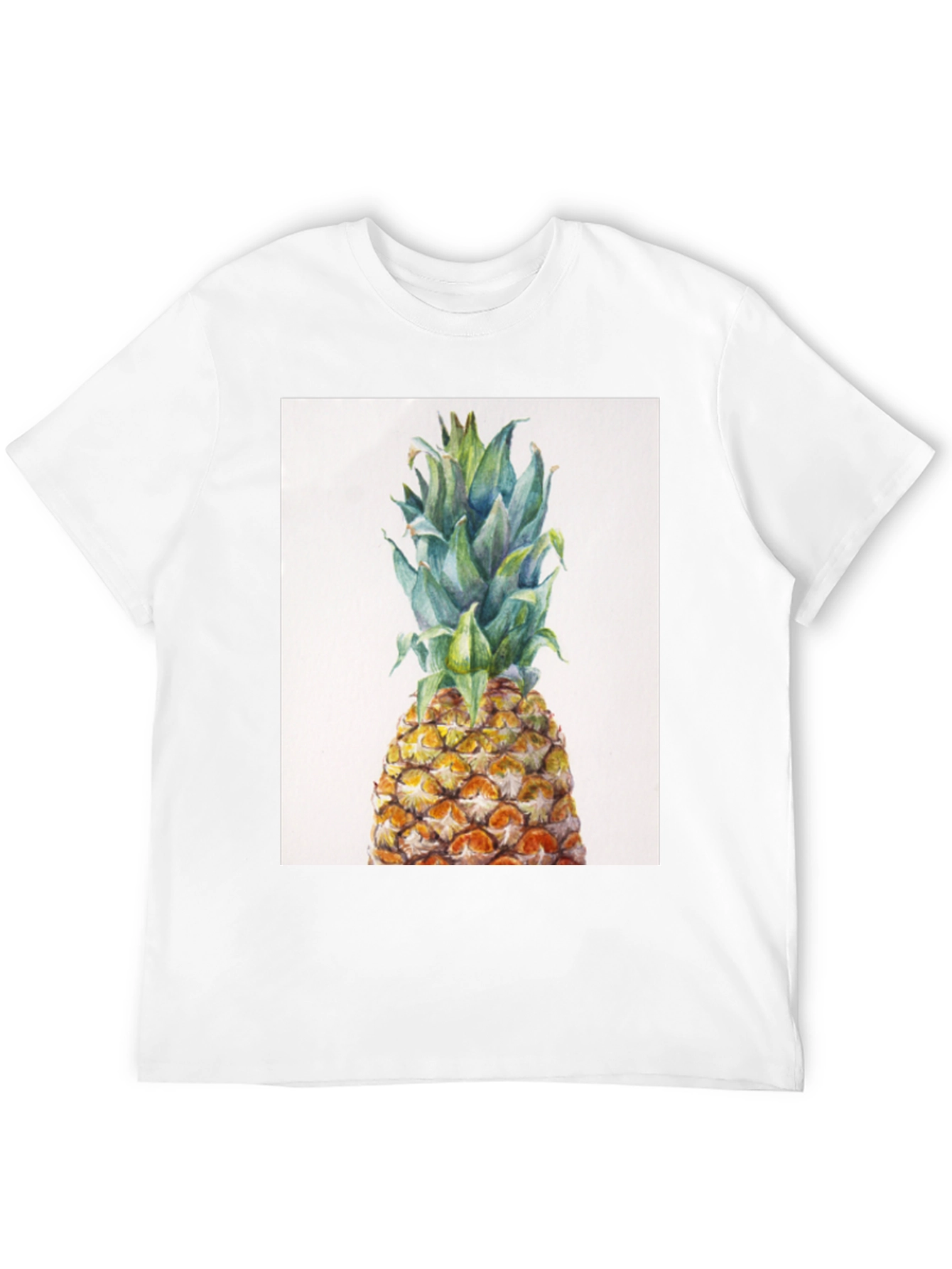 Pineapple Graphic Tee - Tropical Fruit Design