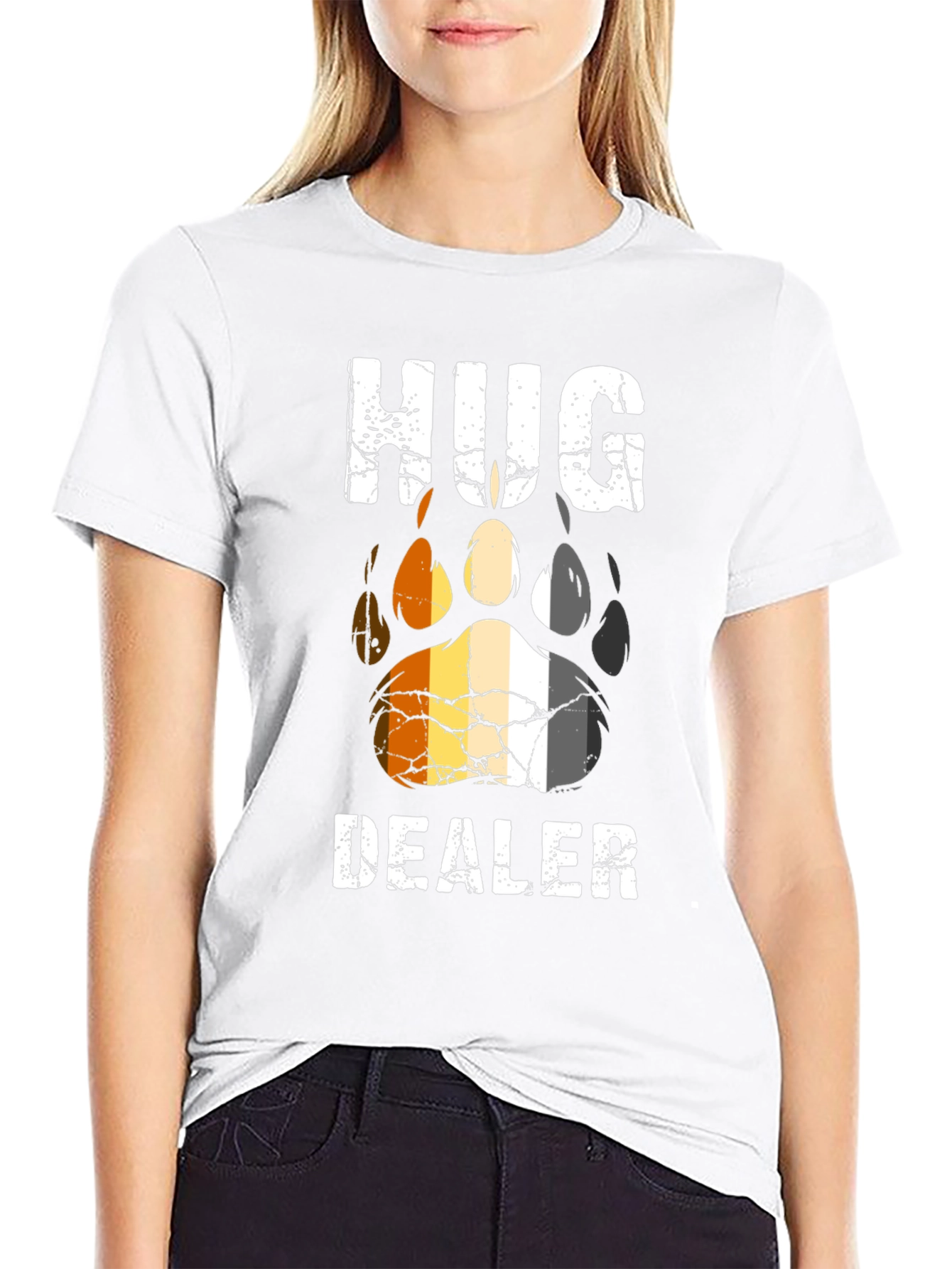 Hug Dealer Bear Paw T-Shirt